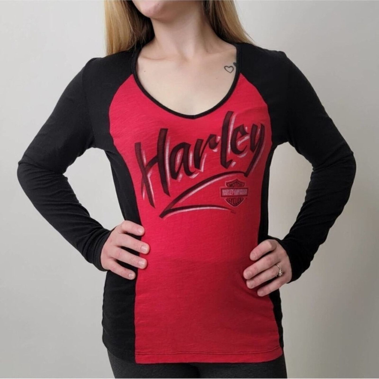 Harley Davidson Harley Davidson Long Sleeve Tee Shirt Size S / US 4 / IT 40 - 6 Thumbnail