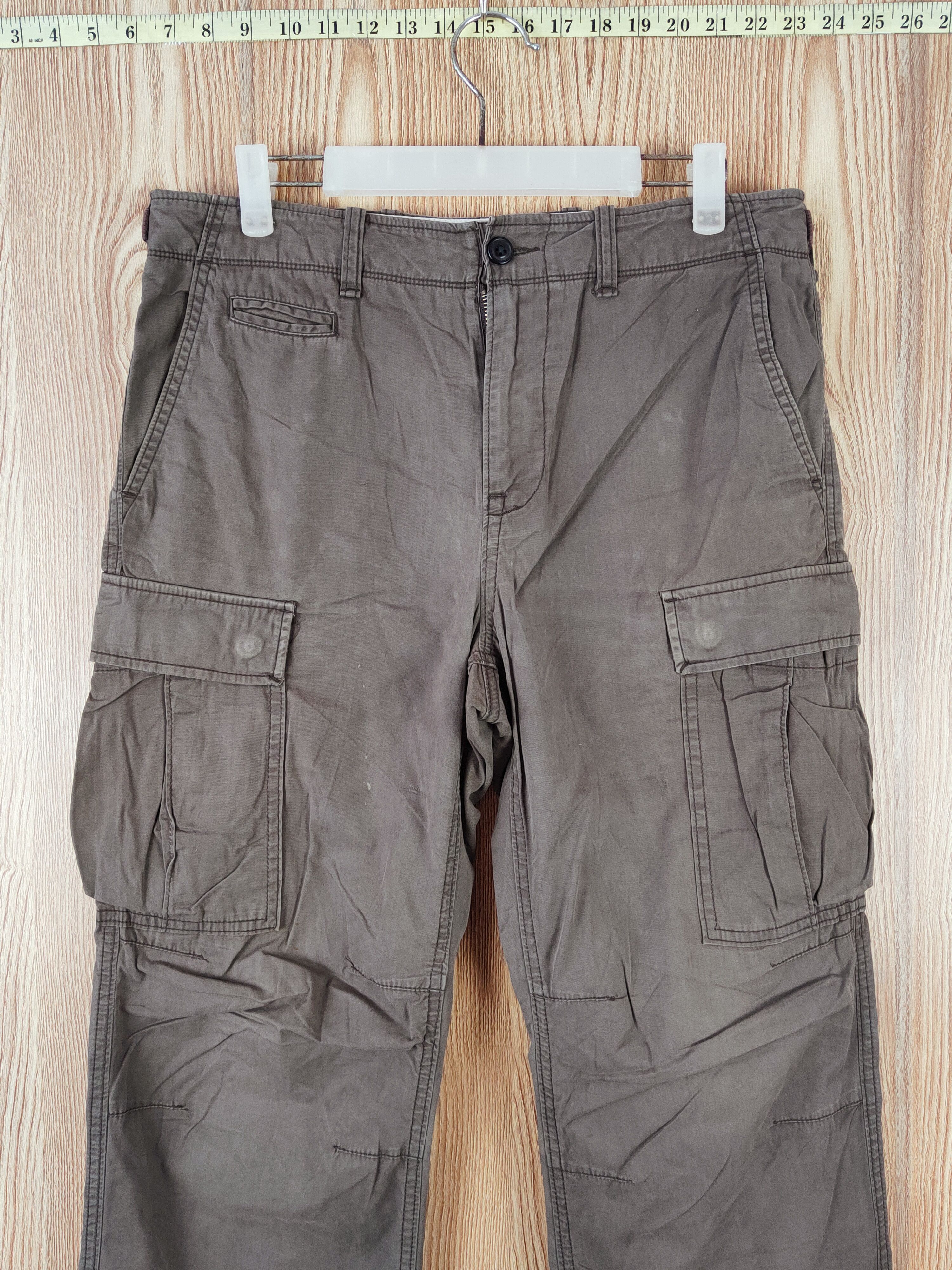 Gap Gap Dark Brown Multipocket Tactical Cargo Pants #W775 Size US 31 - 2 Thumbnail