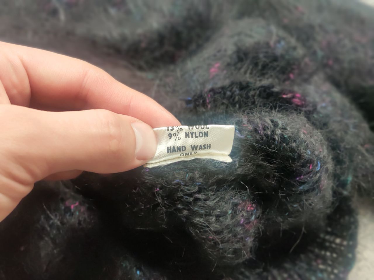 Vintage Noto Vintage 90's Fuzzy Mohair Hand Knit Oversized Sweater Size M / US 6-8 / IT 42-44 - 11 Thumbnail