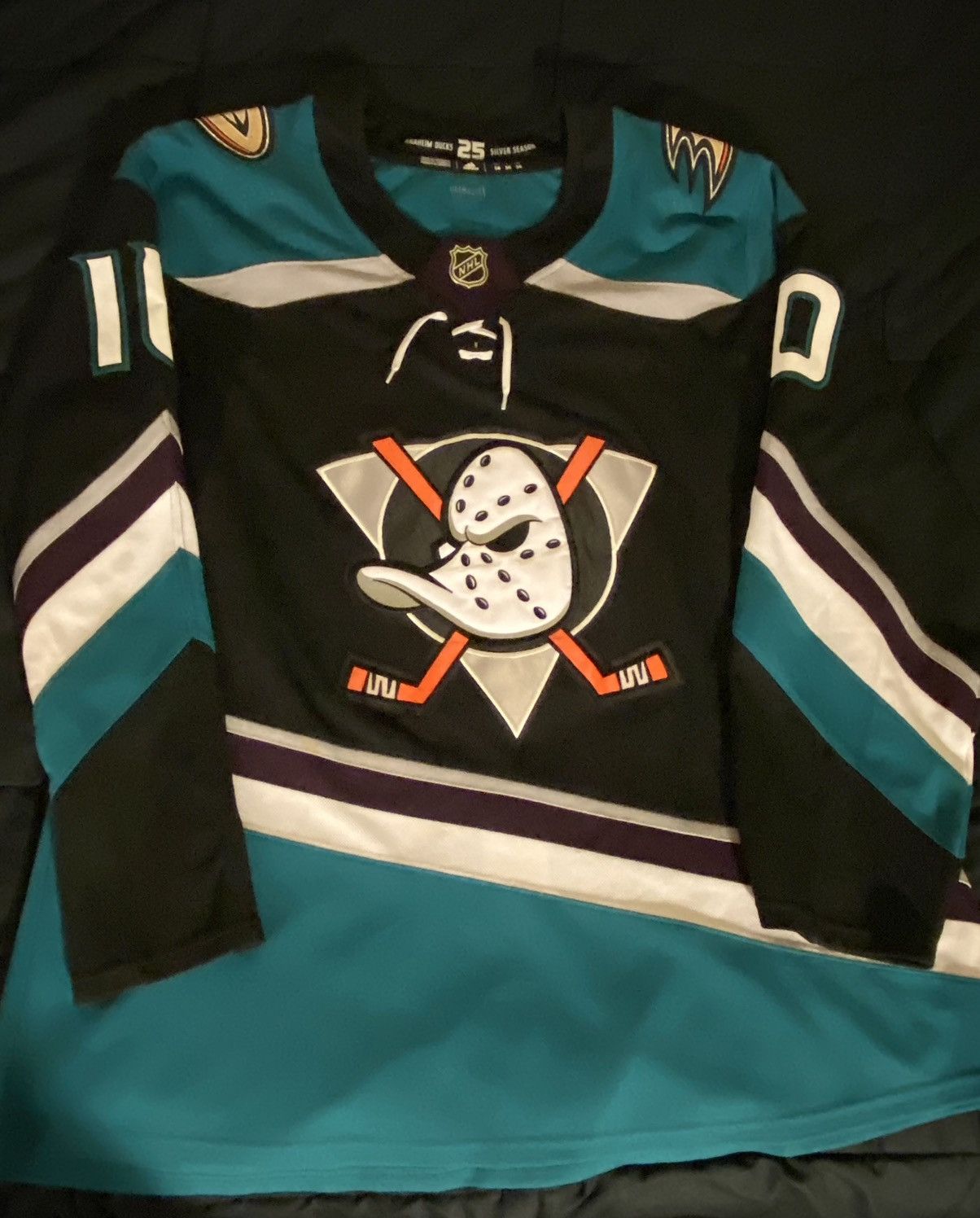 25th anniversary Anaheim ducks Corey Perry jersey