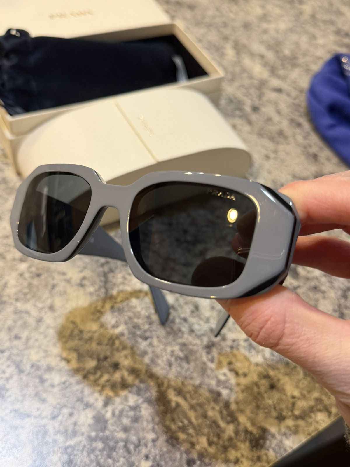 Prada glasses grey/black