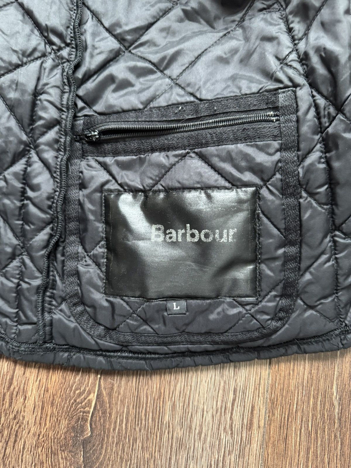 Barbour Barbour Men’s Quilted Black Men’s L Light Jacket Size US L / EU 52-54 / 3 - 9 Thumbnail