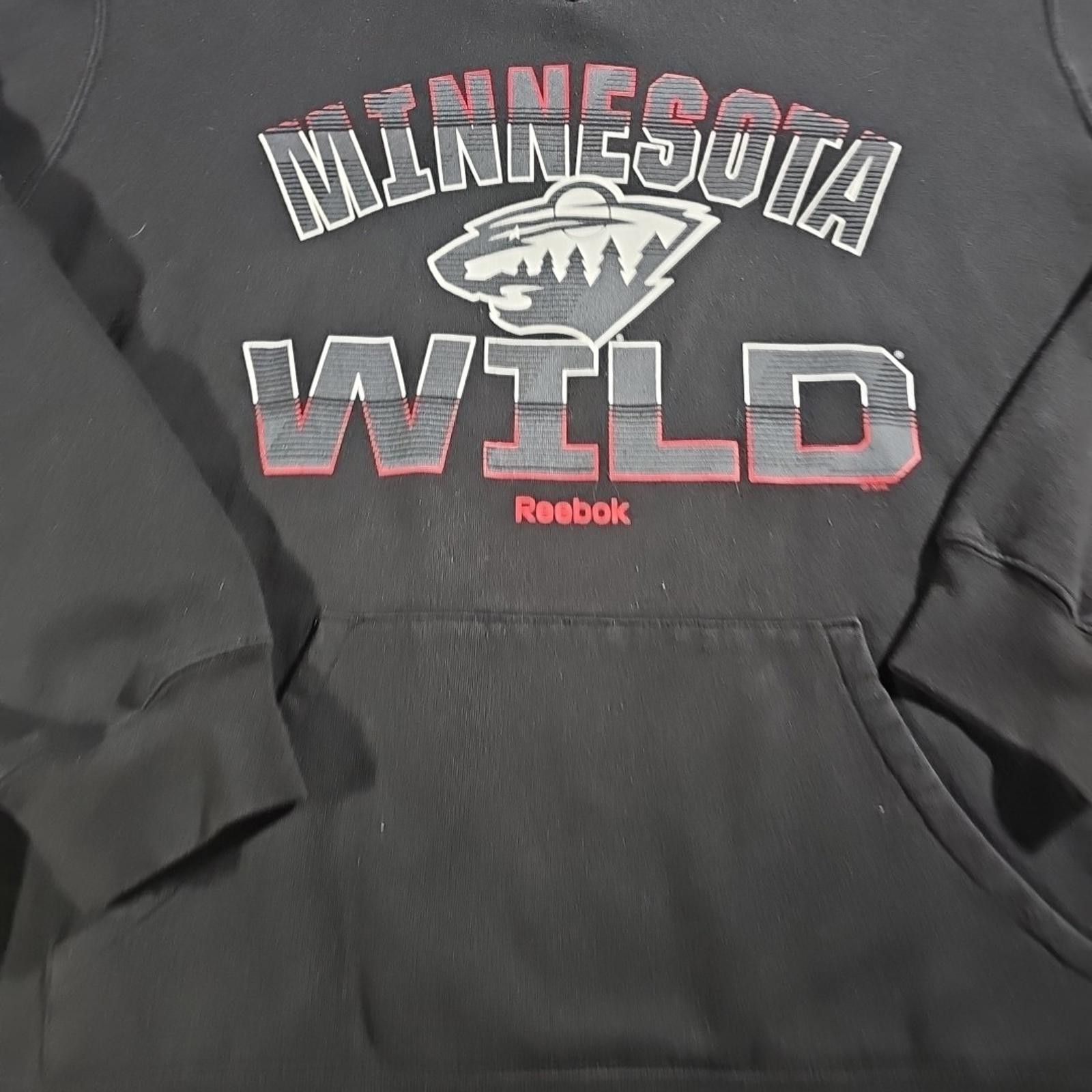 Reebok Minnesota Wild Reebok Hockey Hoodie L Size ONE SIZE - 2 Thumbnail