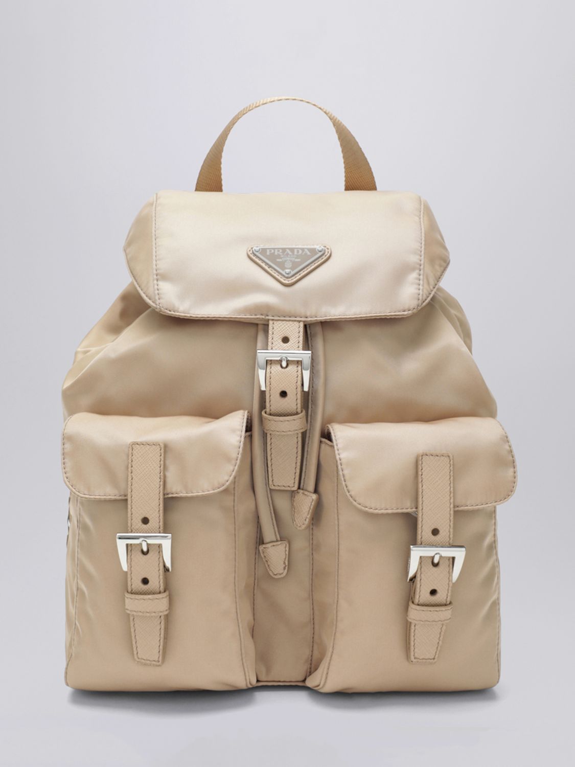 Prada Prada Backpack Woman Camel Size ONE SIZE - 1 Preview