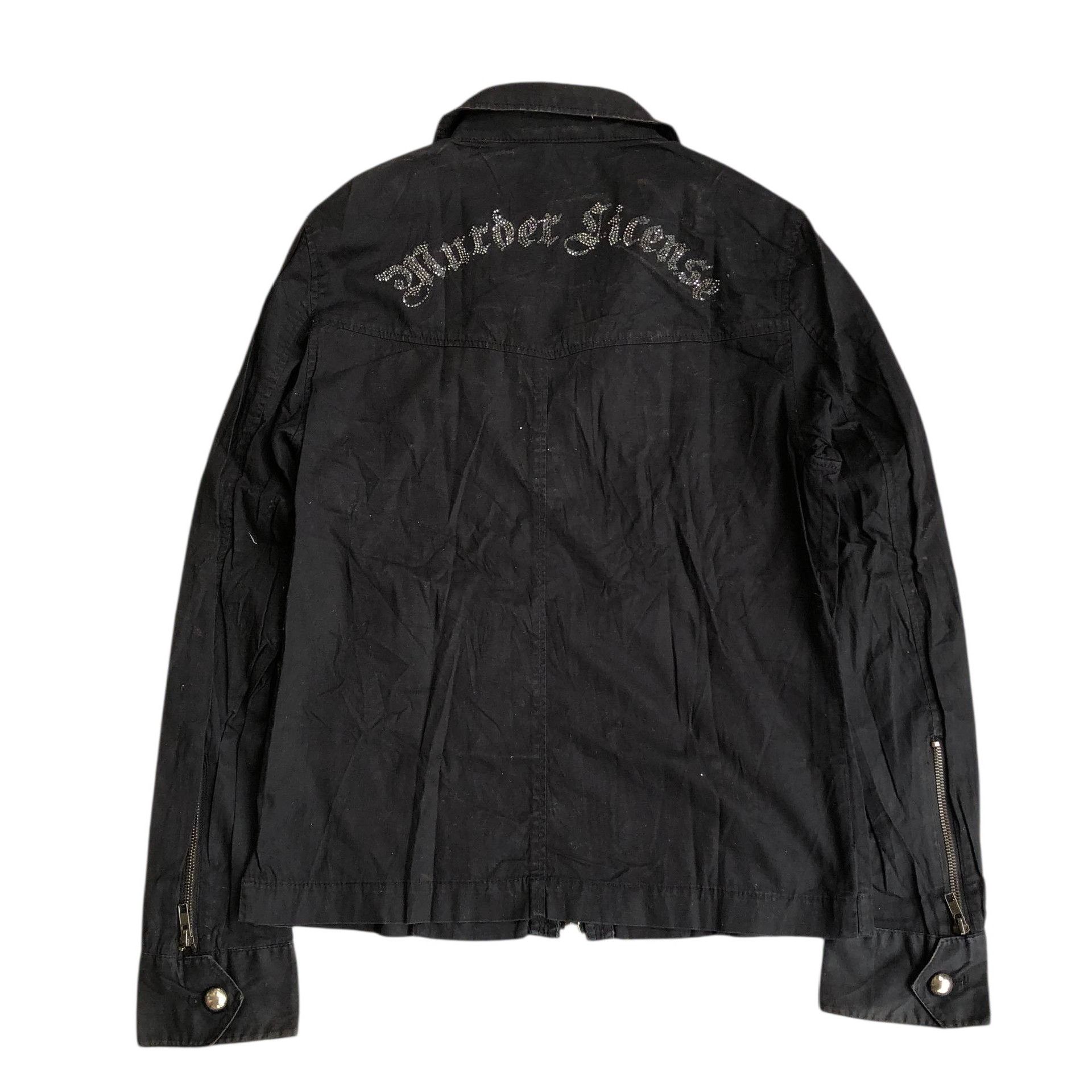 If Six Was Nine 2000s Murder Silence Zipper Studded Jacket Size US M / EU 48-50 / 2 - 2 Thumbnail