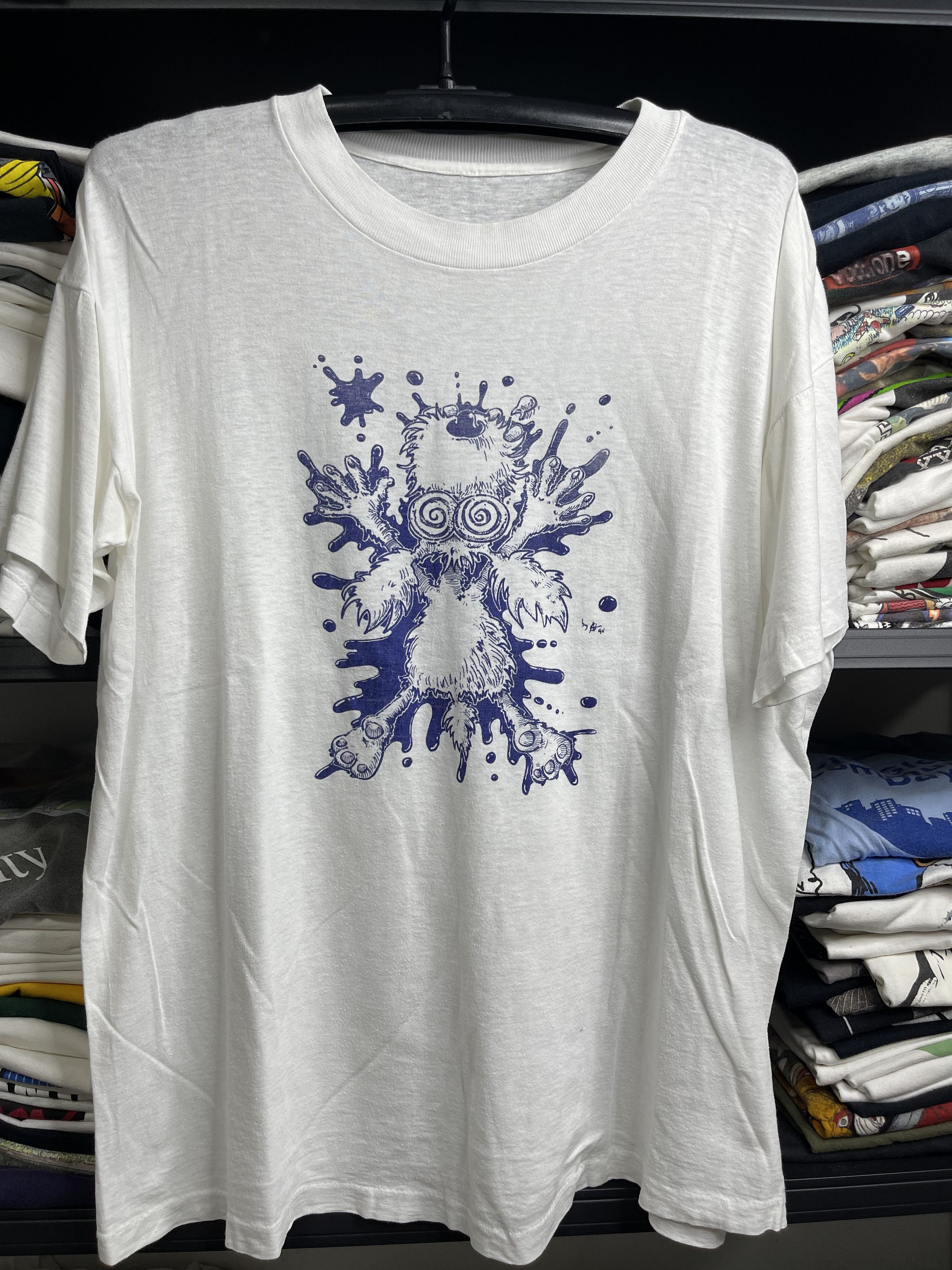 Vintage Vintage Dog art 80-90s Tee XL Size US L / EU 52-54 / 3 - 1 Thumbnail
