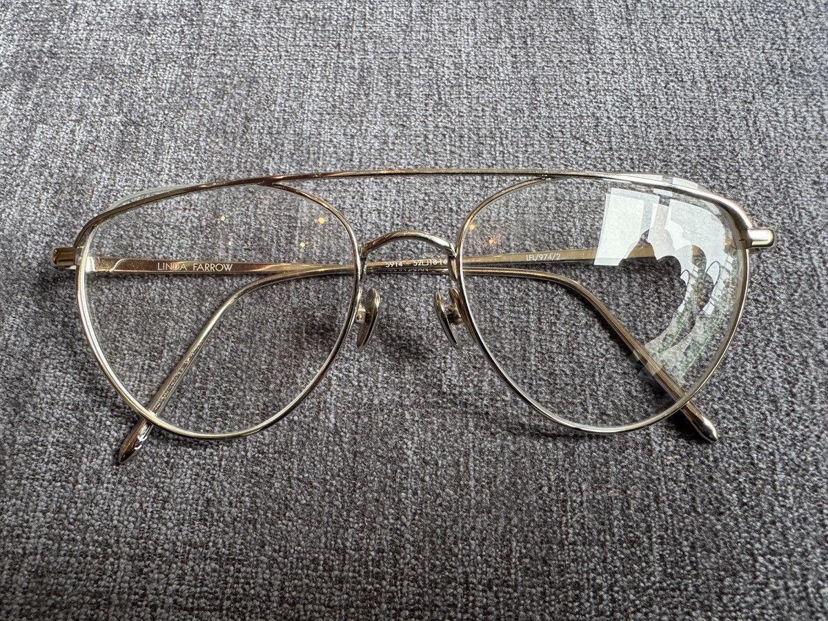 Linda Farrow Linda Farrow aviator eyeglasses. Titanium limited edition Size ONE SIZE - 3 Thumbnail