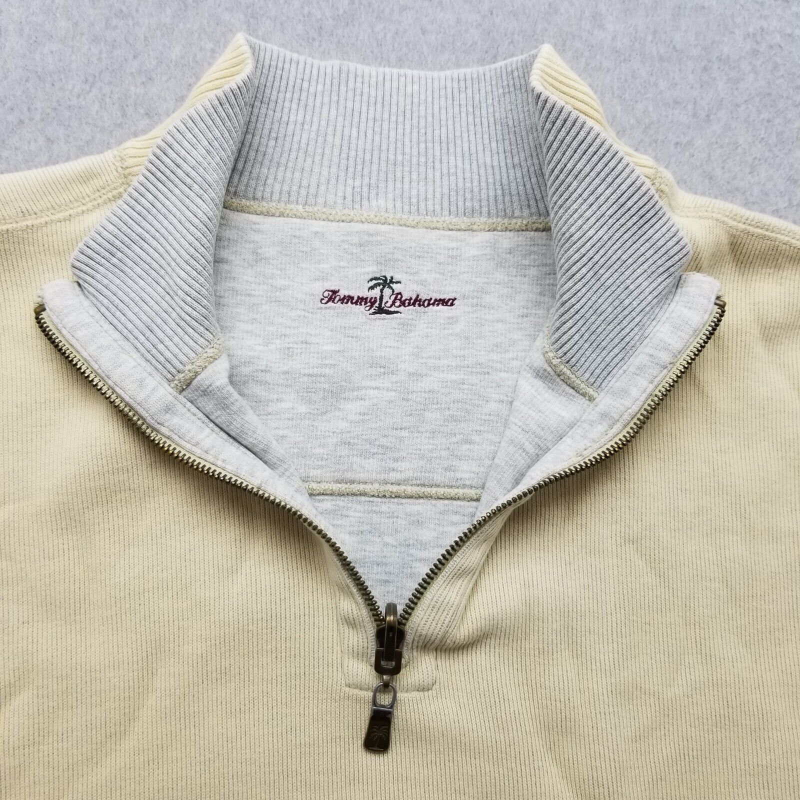 Tommy Bahama Tommy Bahama Sweater 2XL Long Sleeve Pullover Mock Neck Zip Size US XXL / EU 58 / 5 - 7 Thumbnail