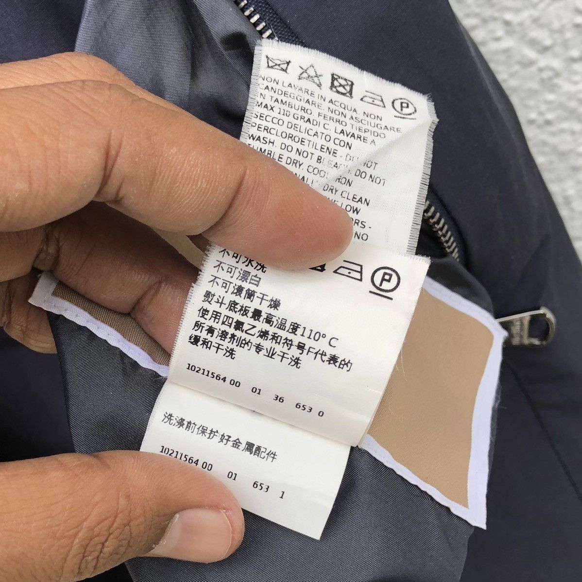 Max Mara MaxMara / Reversible Nylon Coat, Navy, Dark Blue Jacket Size S / US 4 / IT 40 - 18 Thumbnail