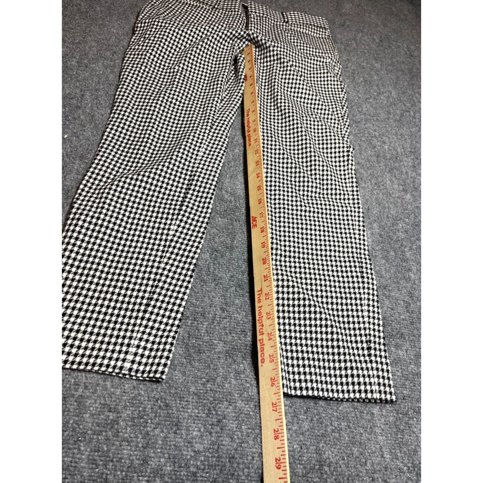 Banana Republic Banana Republic Pants Size 4 Black and White Dress Pants Women Regular Front Flat Front Zipper Button Classic 4 Regular Women Pants Size 27" / US 4 / IT 40 - 2 Thumbnail