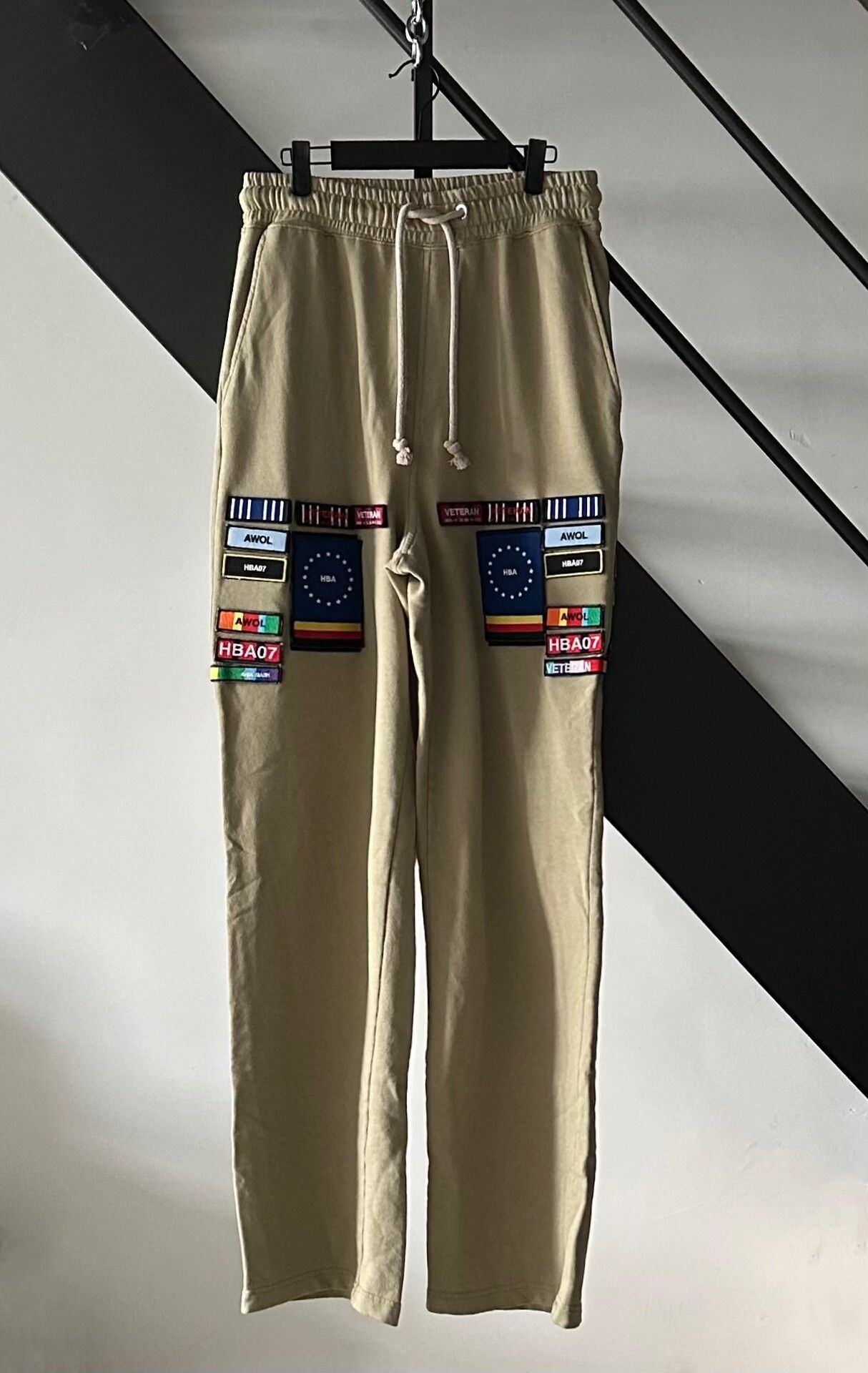 Hood By Air Hood by Air khaki Veteran No.1 Lounge Pants Size US 30 / EU 46 - 2 Thumbnail