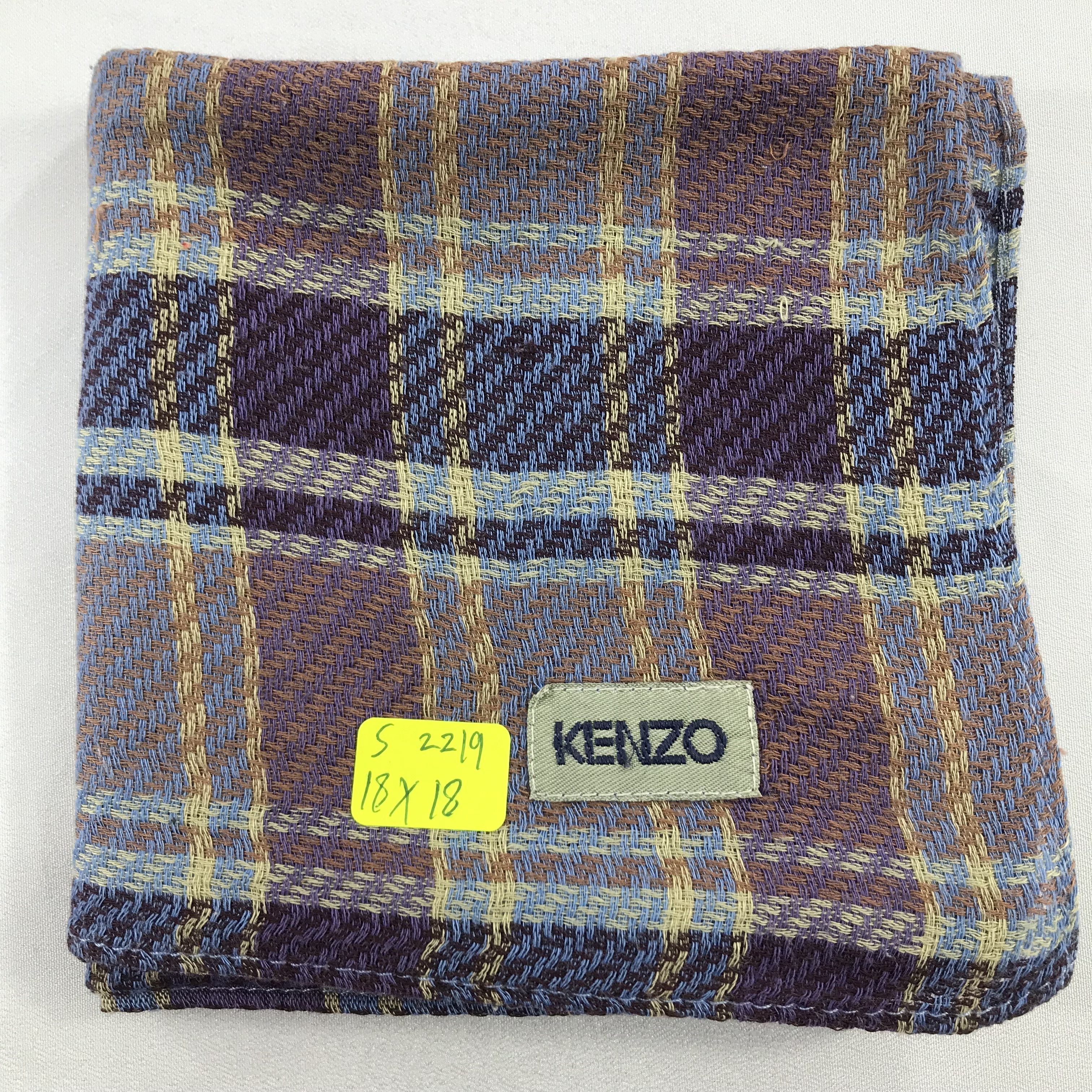 Kenzo × Vintage Kenzo Bandana / Handkerchief / Neckerchief -S2219 Size ONE SIZE - 5 Thumbnail