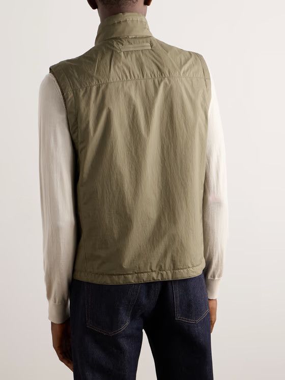 Ermenegildo Zegna o1s1rm0225 RUDT15 Vest in Khaki Size US M / EU 48-50 / 2 - 3 Thumbnail