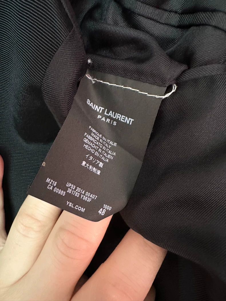Saint Laurent Paris saint Laurent parisWool frock coat 2503-Nextarrow Size US M / EU 48-50 / 2 - 6 Thumbnail