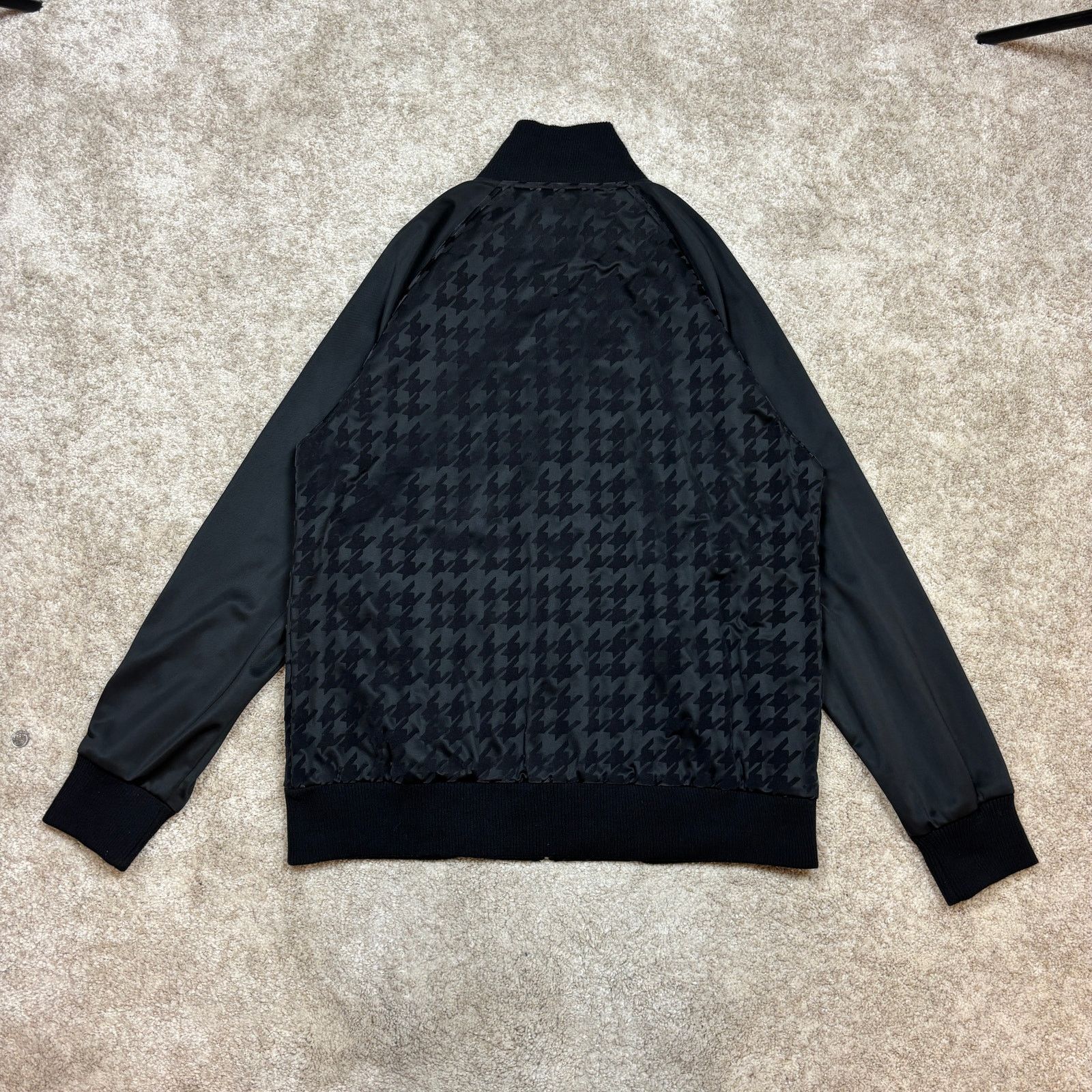 Anchor Blue Anchor Blue Houndstooth Track Jacket Men's Medium y2k Size US M / EU 48-50 / 2 - 4 Thumbnail