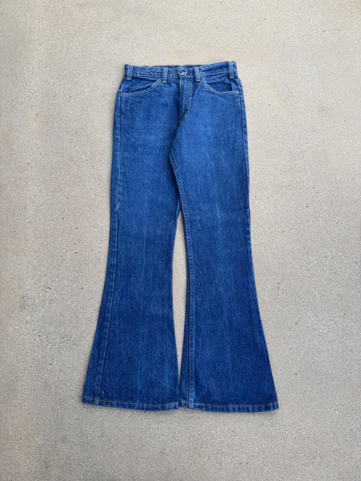 Vintage Vtg 80’s Levi’s 646 Orange Tab Bellbottom Flare Jeans 28x30 Size US 28 / EU 44 - 1 Thumbnail