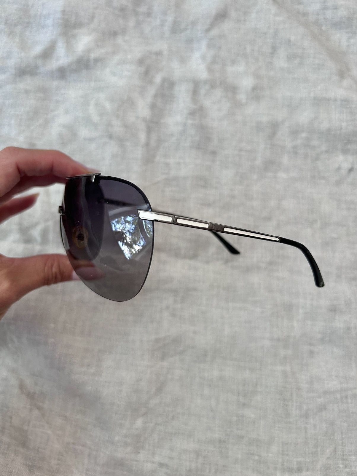 Dior Vintage Dior Shield Sunglasses Size ONE SIZE - 6 Thumbnail
