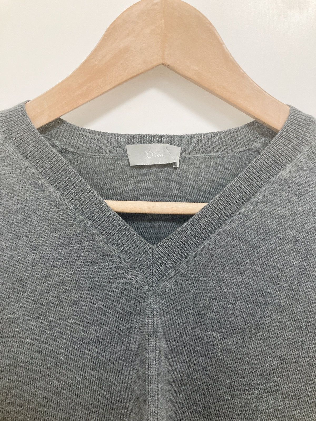 Dior DIOR HOMME BY HEDI SLIMANE 07AW/FW V-NECK SWEATER Size US S / EU 44-46 / 1 - 8 Thumbnail