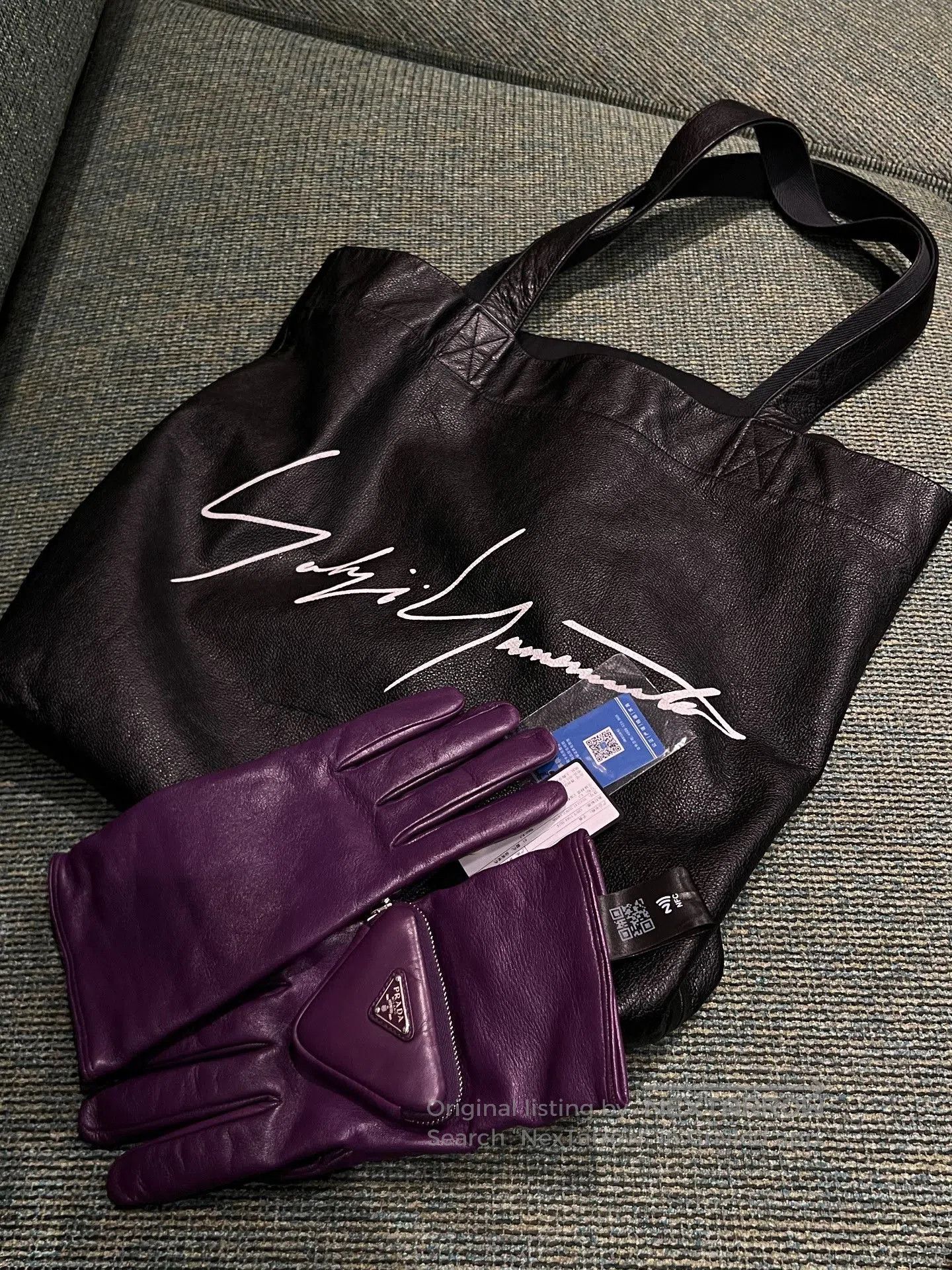 Yohji Yamamoto Yohji Yamamoto Leather Tote Bag. Size ONE SIZE - 7 Thumbnail