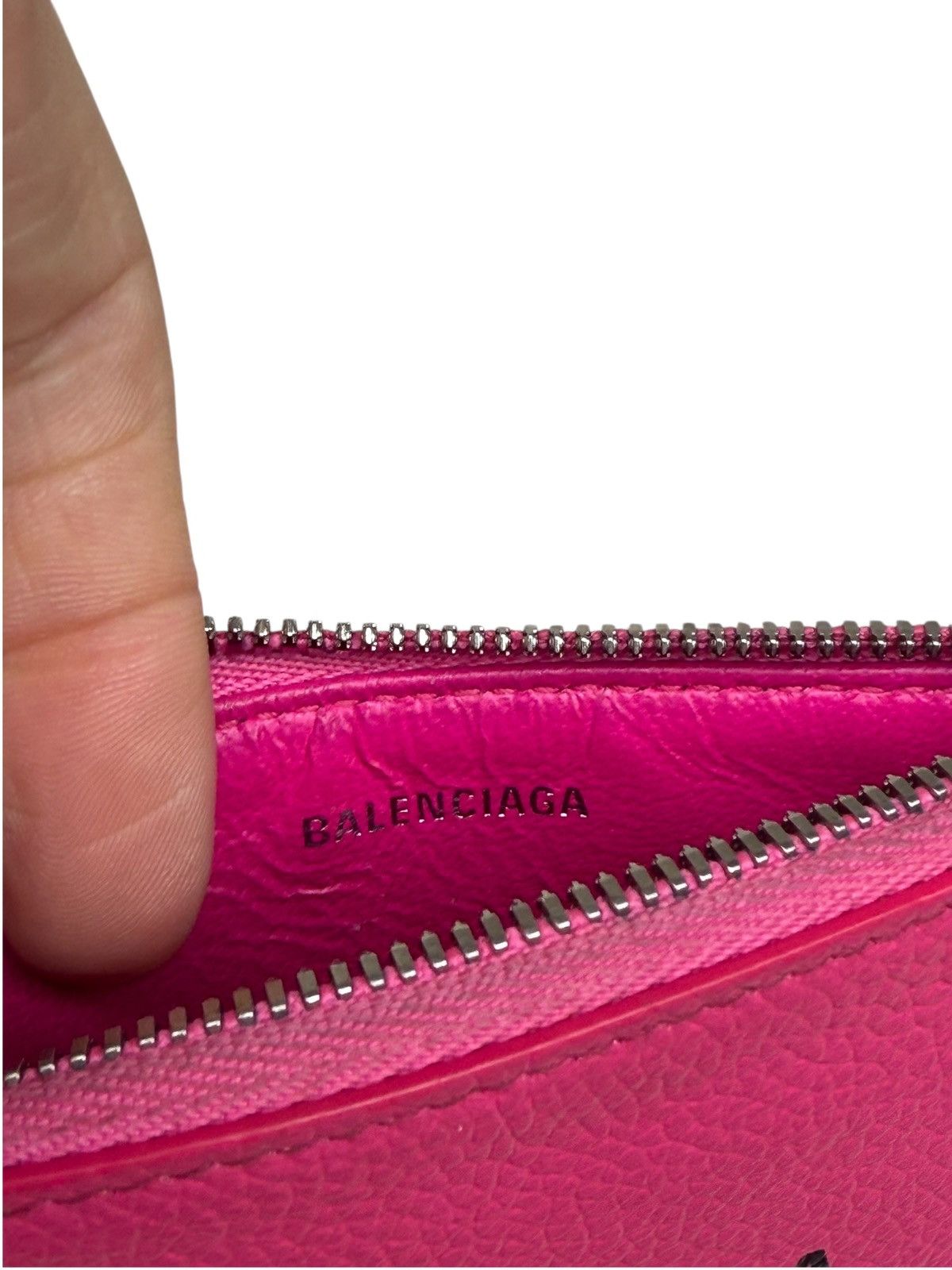 Balenciaga Balenciaga pink card holder zip wallet Size ONE SIZE - 5 Thumbnail
