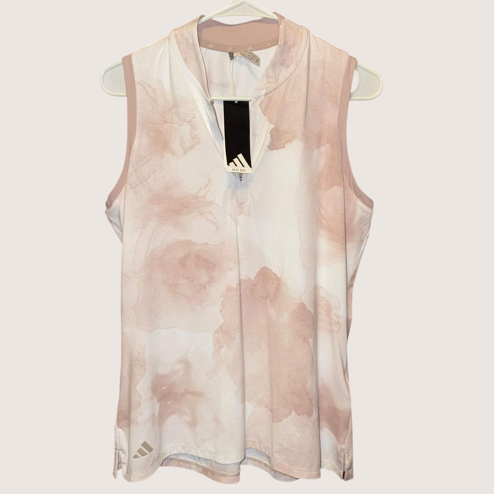 Adidas Adidas Sleeveless Golf Polo Top Marble Print Women L NEW Size ONE SIZE - 1 Thumbnail
