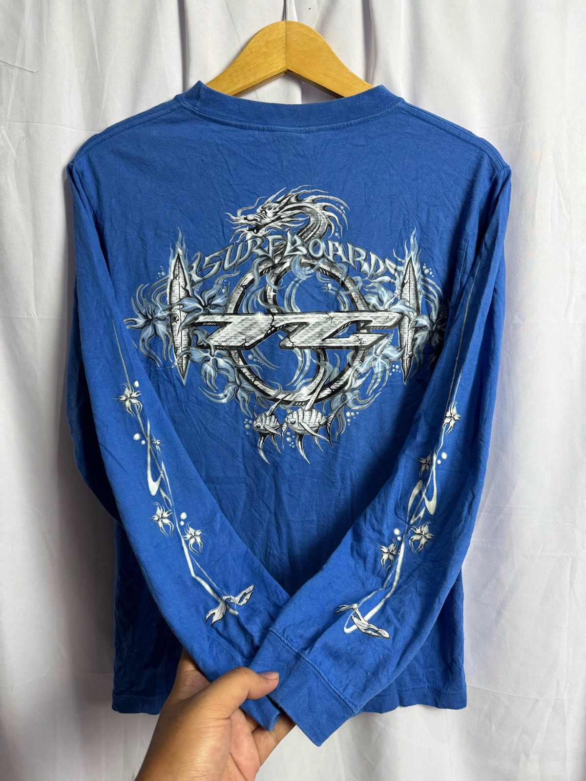 Hysteric Glamour × If Six Was Nine × PPFM Dragon Glitter Surfboard Long Sleeve Size US S / EU 44-46 / 1 - 3 Thumbnail