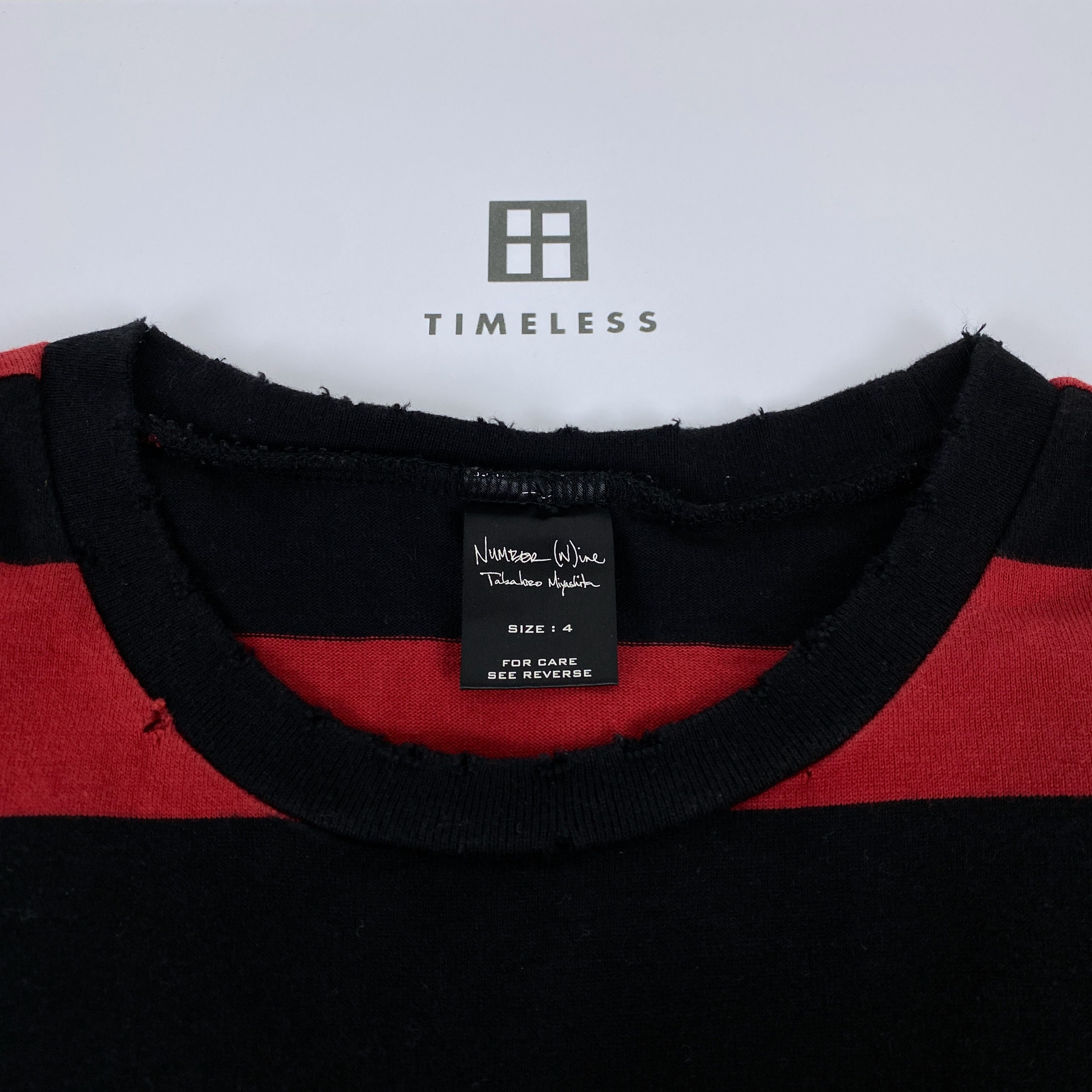 Number (N)ine 2005SS "NIGHT CRAWLER" ONE SLEEVE TEE Size US XL / EU 56 / 4 - 5 Thumbnail