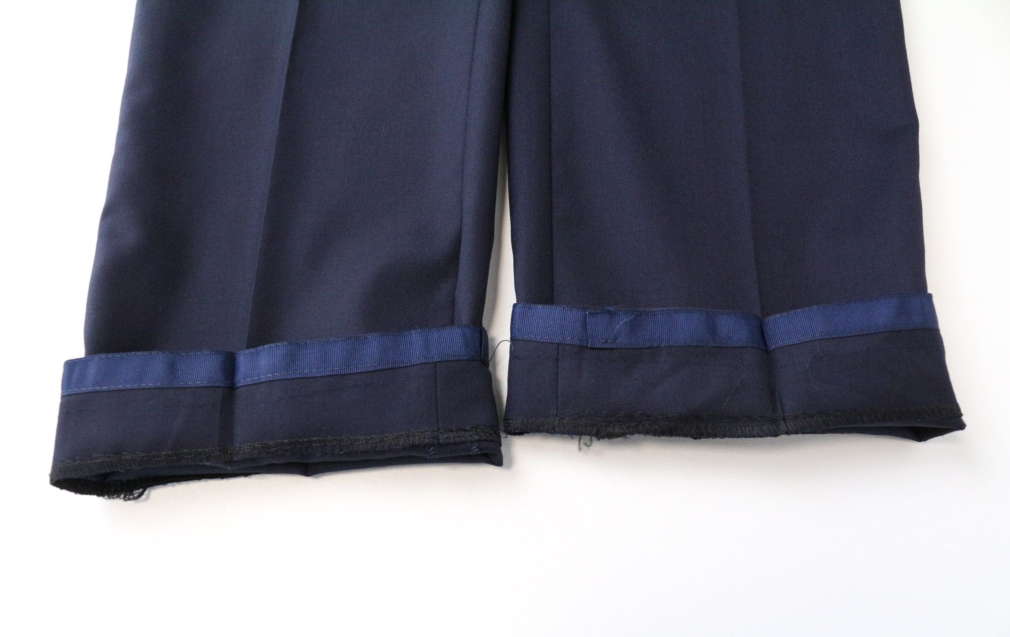 Suitsupply BRESCIA UK36R Blue Wool Lined Trousers 75183 Size 36R - 8 Thumbnail