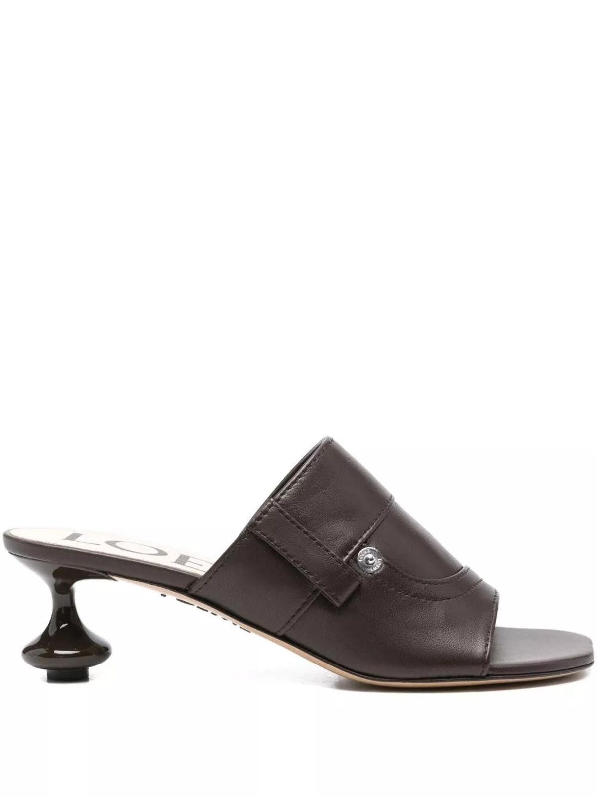 LOEWE panta leather mules size 41