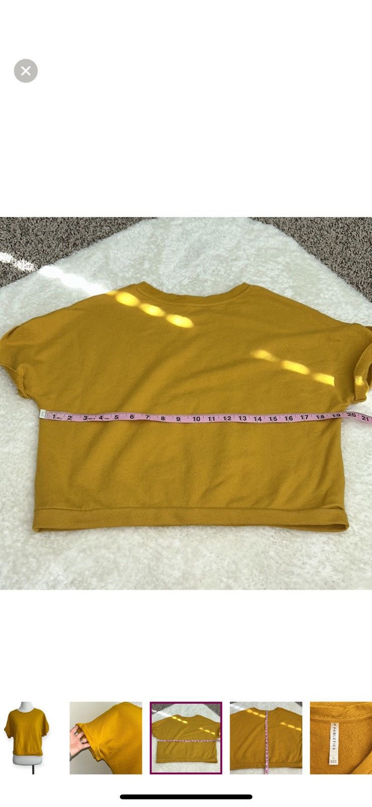 Fabletics Fabletics large Cassie short sleeve sweatshirt Size L / US 10 / IT 46 - 3 Thumbnail