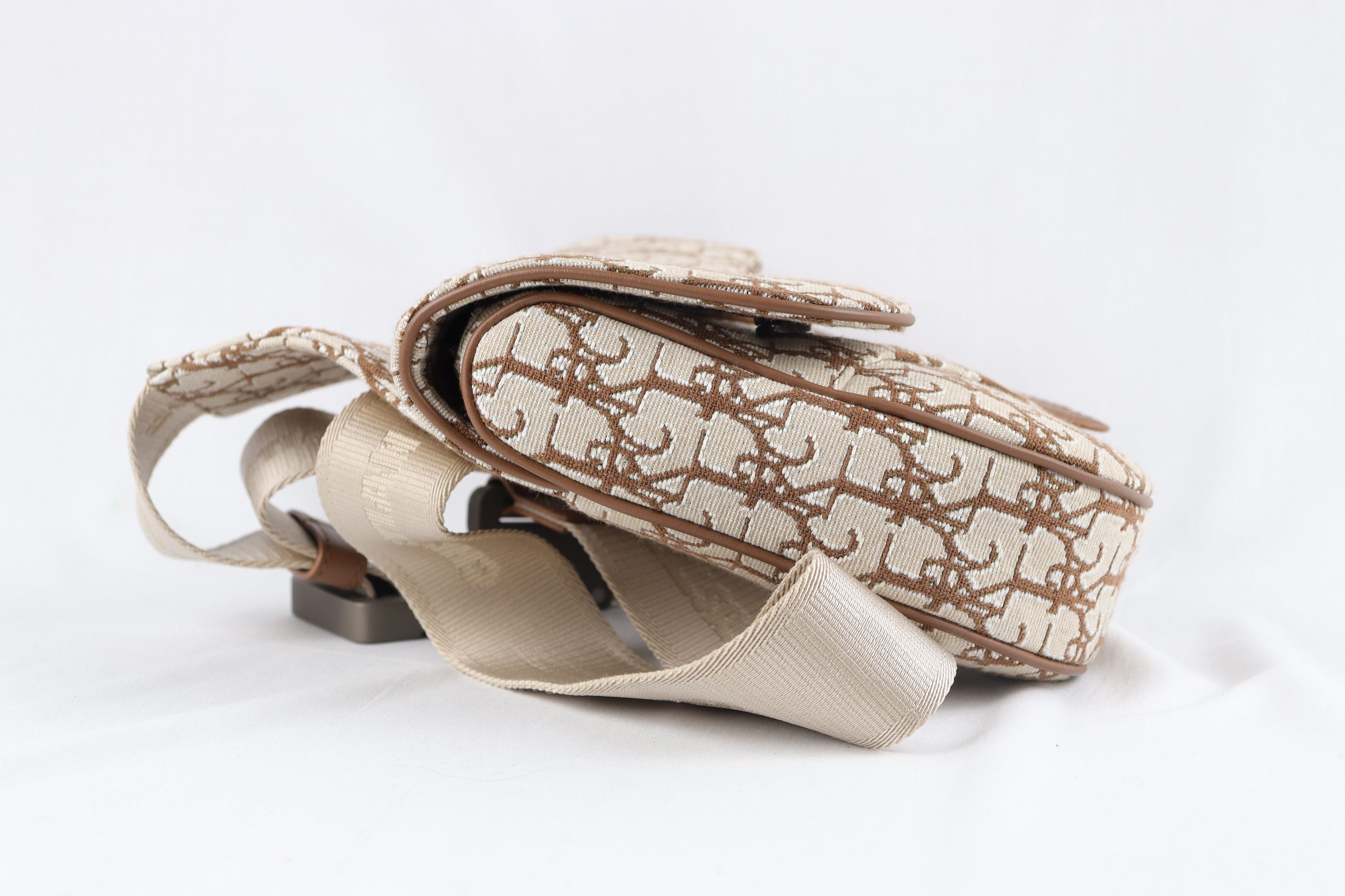 Dior o1rshd11223 Dior x Cactus Jack Oblique Jacquard Saddle Bag Size ONE SIZE - 7 Thumbnail