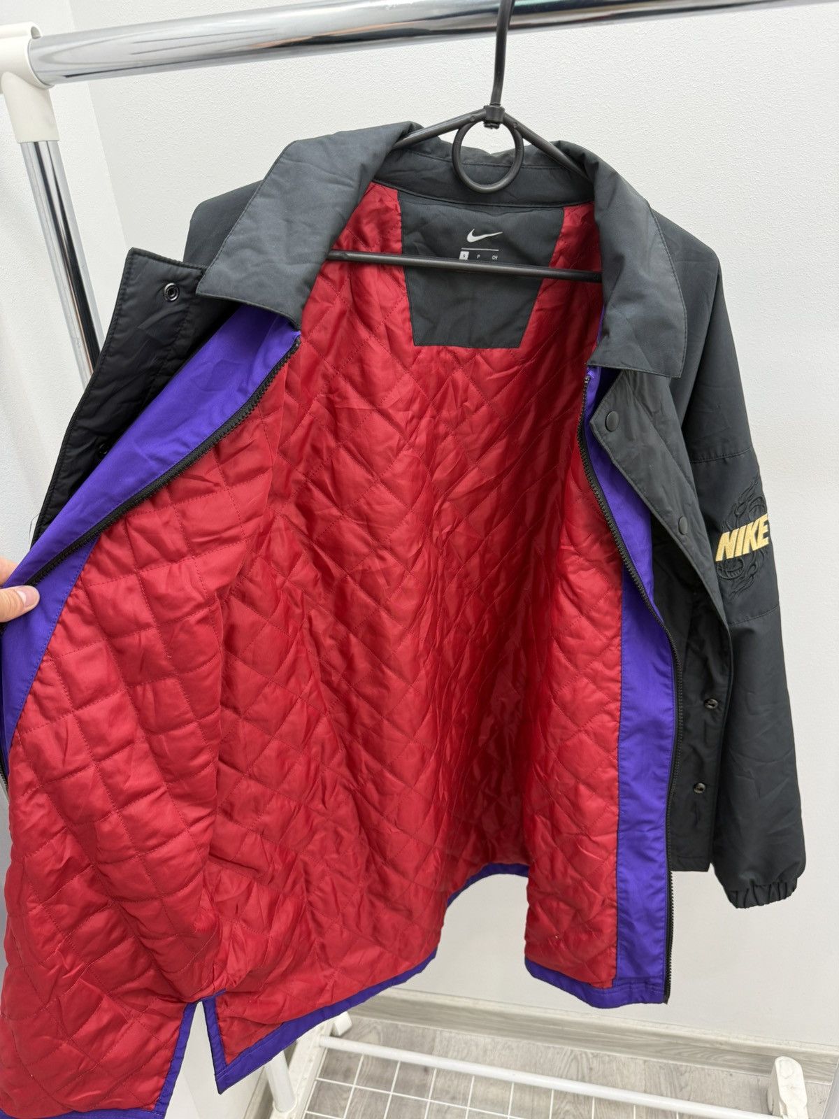 NBA × Nike × Supreme Rare Nike Kyrie Chinese New Year Embroidered Swoosh Jacket Size US S / EU 44-46 / 1 - 9 Thumbnail