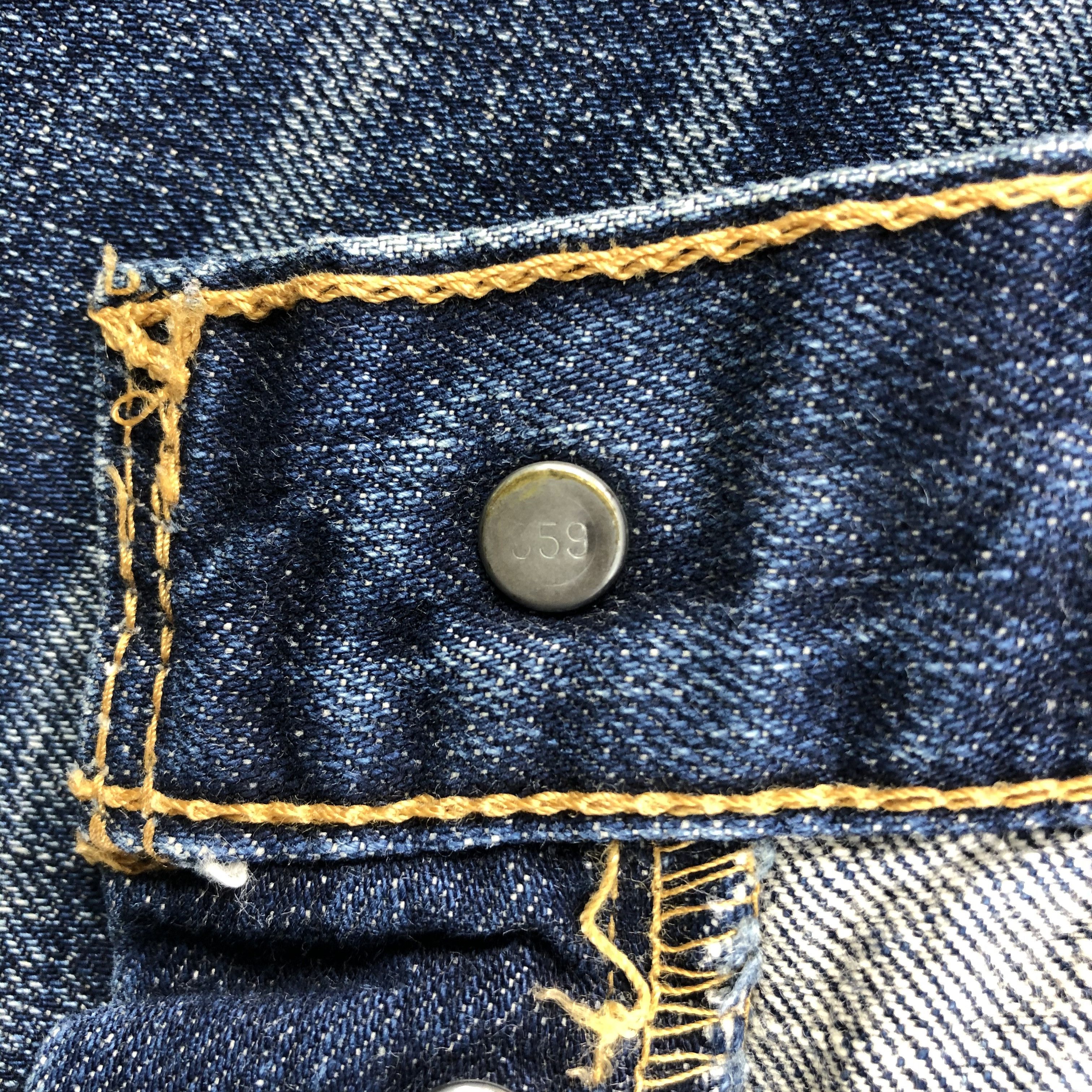 Levi's Vintage 90s Blue Wash Levis 501 Jeans-JM2831 Size US 34 / EU 50 - 15 Thumbnail