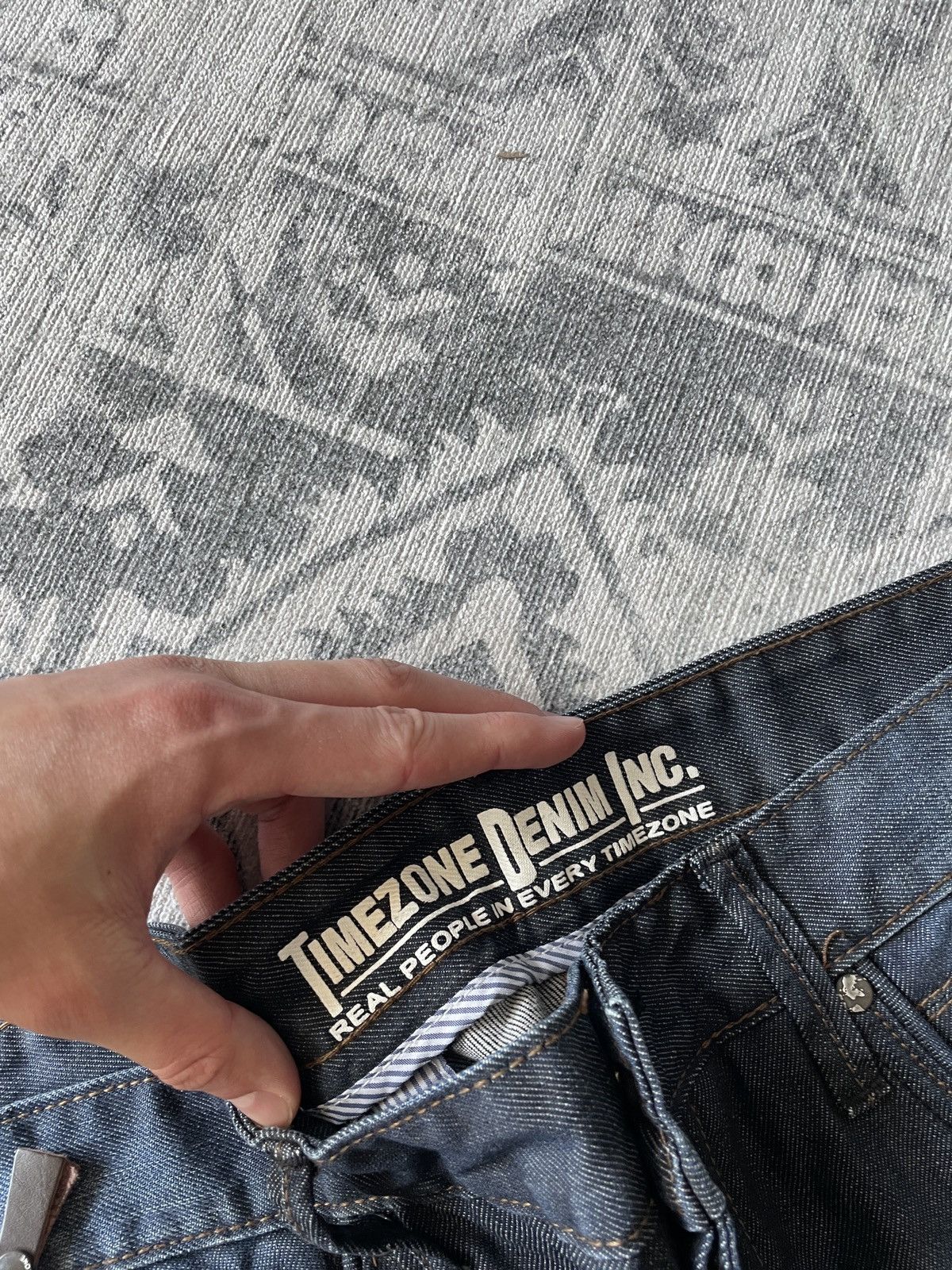 If Six Was Nine × Vintage Vintage Baggy Wide Denim Jeans Flared Raw Denim Japanese Y2K Size US 34 / EU 50 - 9 Thumbnail