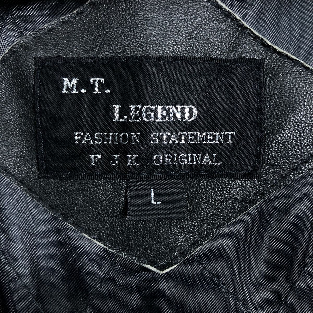 Japanese Brand × Vintage 📌Vintage Biker Leather Jacket MT Legend Choei Issey Miyake Size US L / EU 52-54 / 3 - 19 Thumbnail
