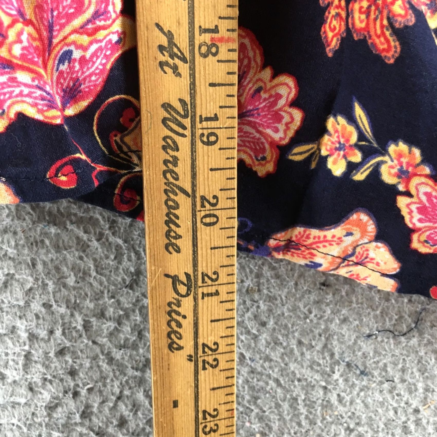 Old Navy Old Navy Womens M Multicolor Cotton Blend Floral Tie-Back Swing Blouse Size M / US 6-8 / IT 42-44 - 6 Thumbnail