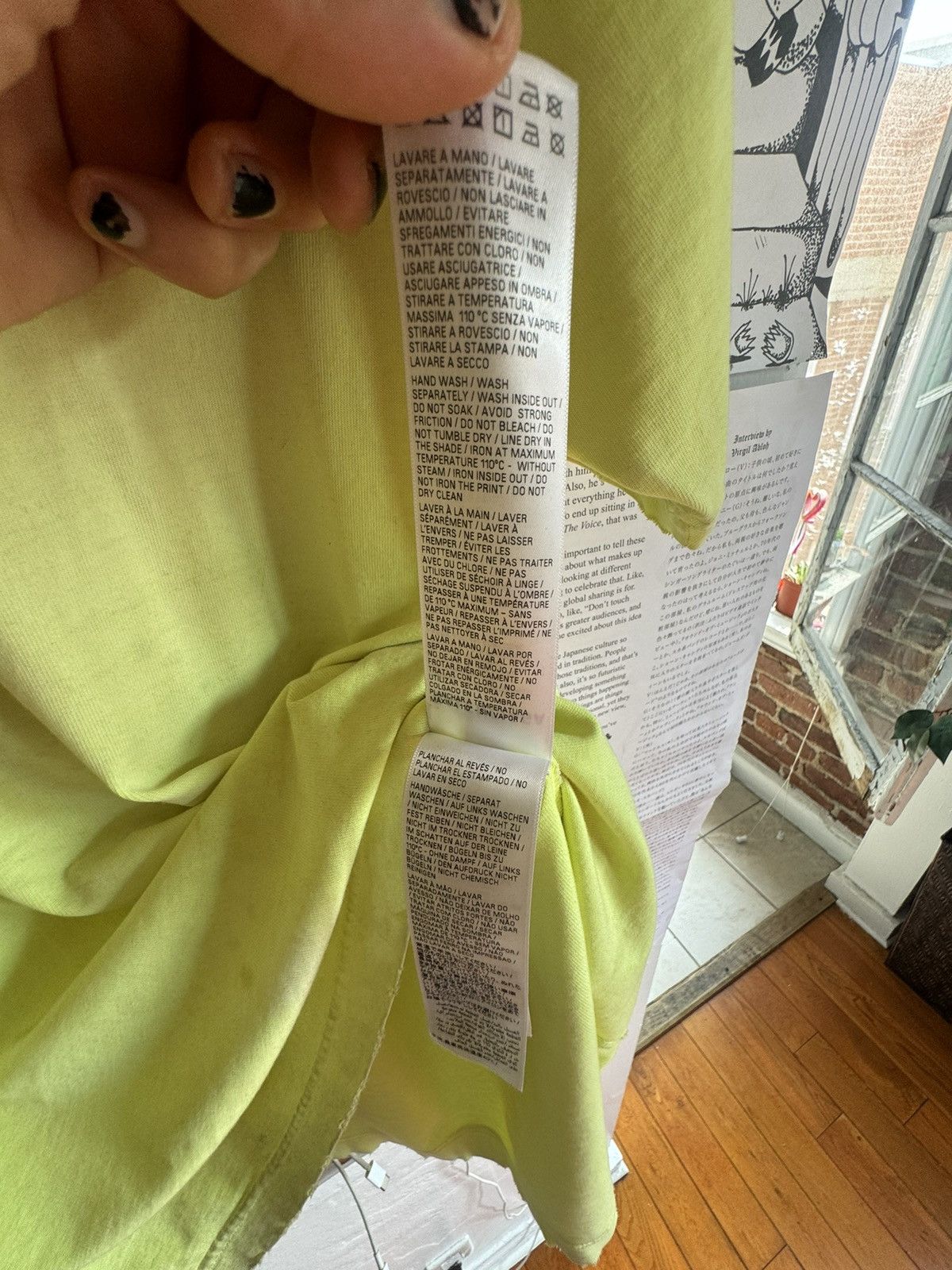 Balenciaga Balenciaga Yellow Tape Type T-Shirt – Size Small Size US S / EU 44-46 / 1 - 9 Thumbnail