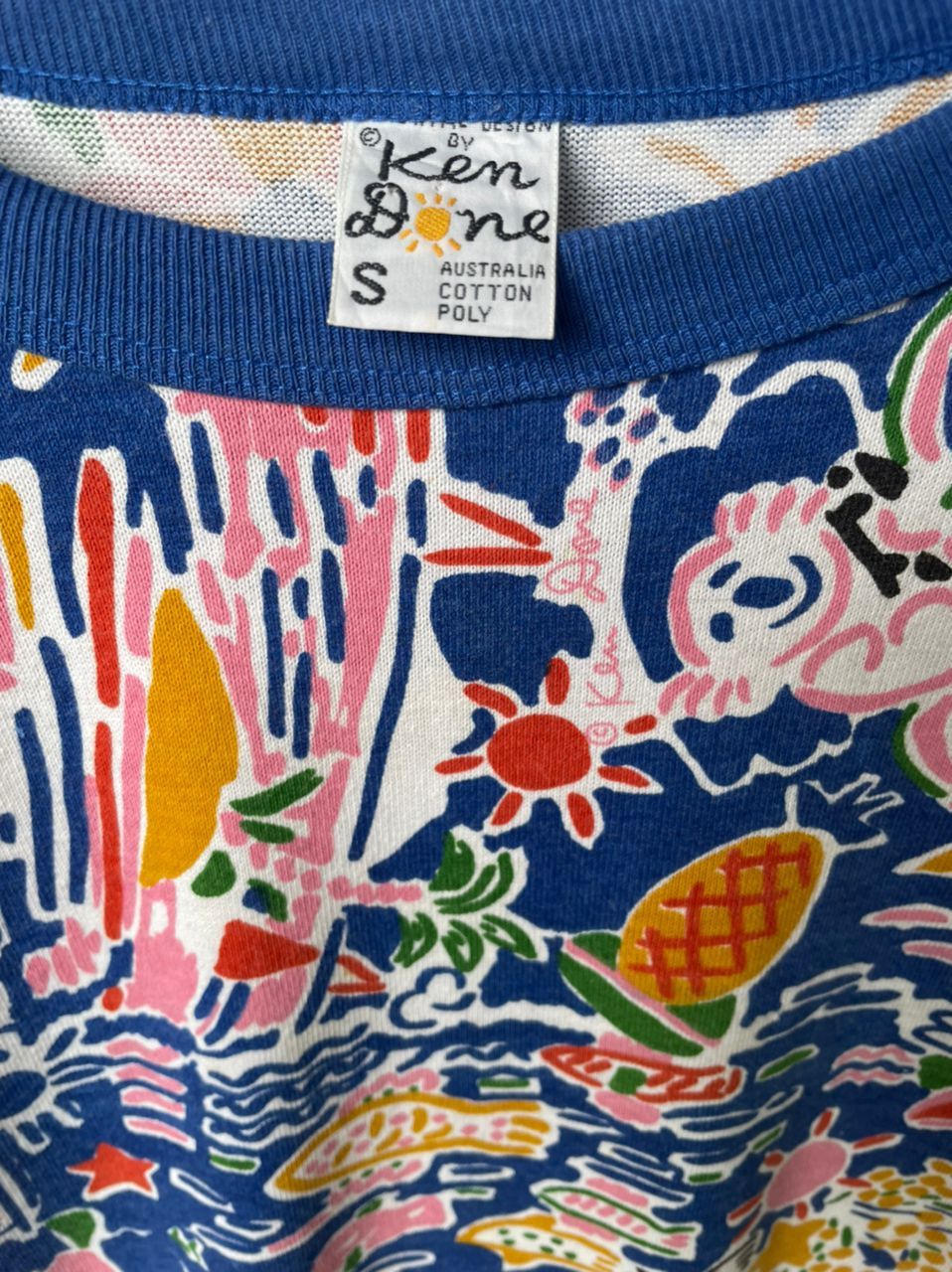 Vintage Vintage Ken Done Australia Overprint Pullover Sweatshirt Size US S / EU 44-46 / 1 - 6 Thumbnail