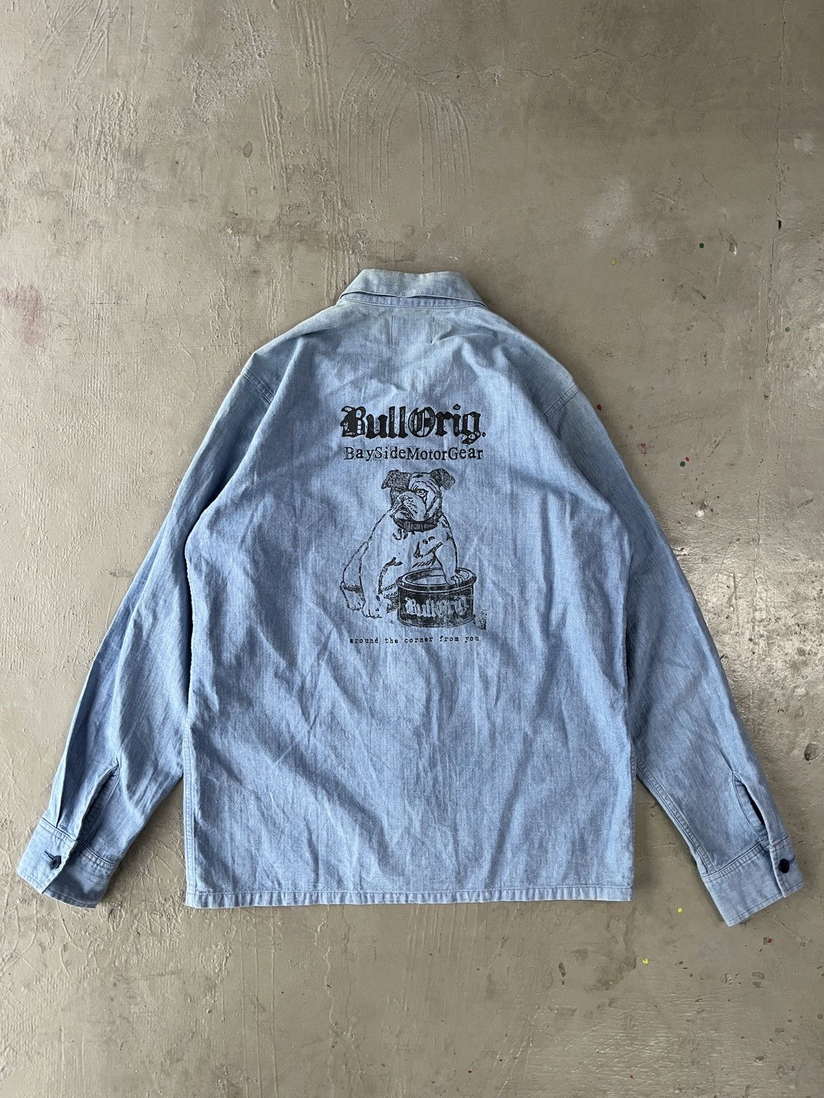 Japanese Brand Bulls Baywatch Chain Stitched Kapital RRL Style Chambray Size US M / EU 48-50 / 2 - 1 Thumbnail