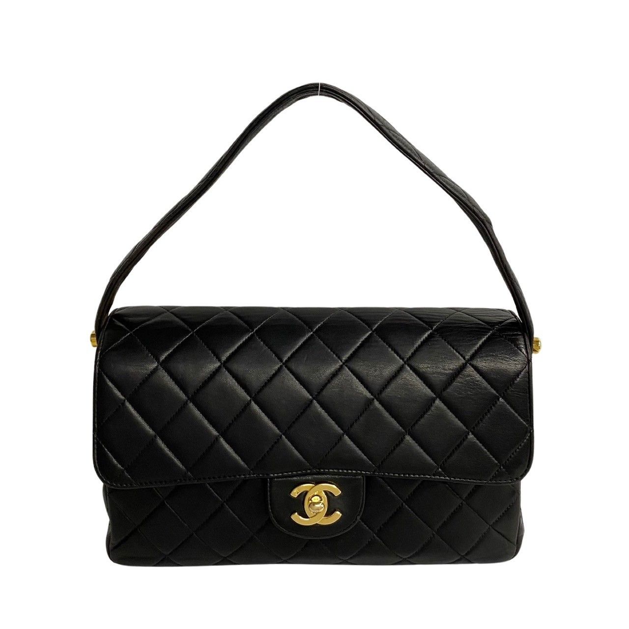 image of Chanel Quilted Classic Cc Handbag in Black, Women's