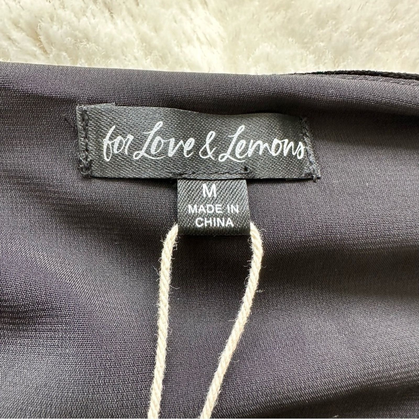 For Love & Lemons NWT!!! For Love and Lemons velvet dress size M Retail 280$ Size M / US 6-8 / IT 42-44 - 7 Thumbnail