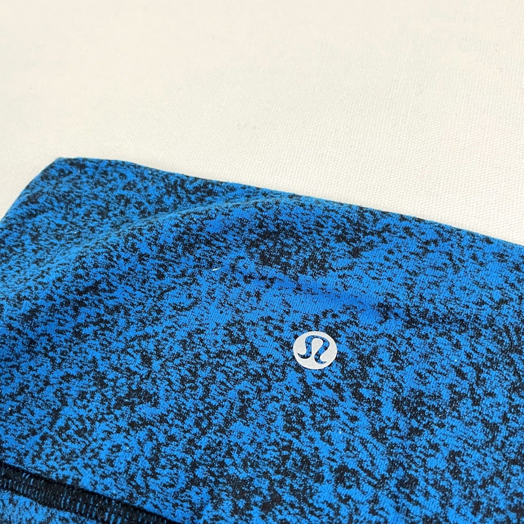 Lululemon Lululemon Wunder Under Pant III Womens 4 x 25" Blue Jacquard Active Running Yoga Size 27" / US 4 / IT 40 - 2 Thumbnail