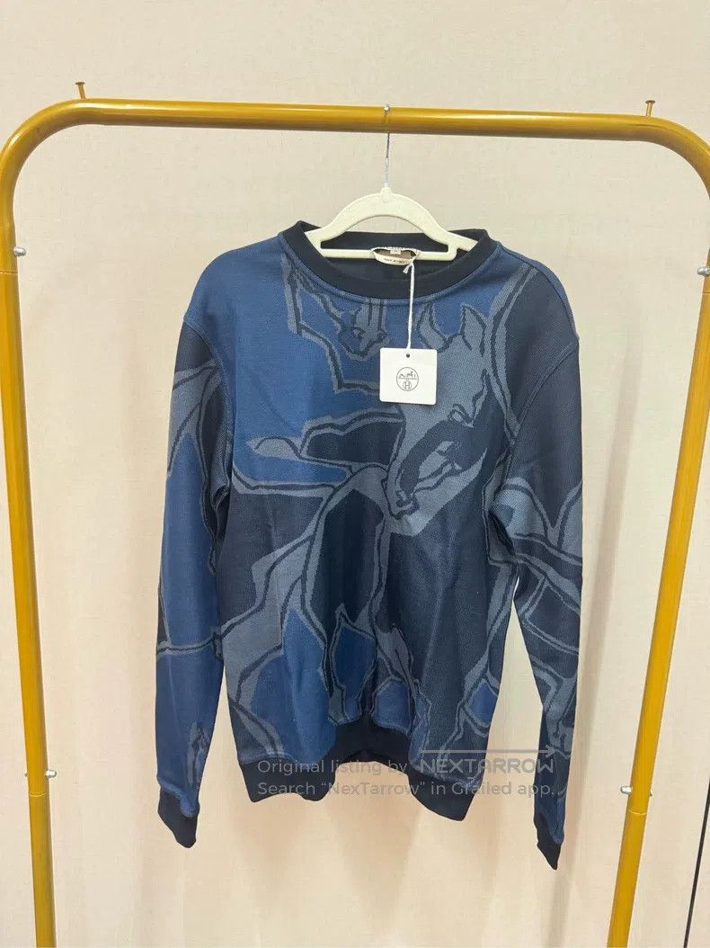 Hermes Hermes Men's Long Sleeve Knit Sweater - Suitable for Cool Size US XS / EU 42 / 0 - 1 Thumbnail