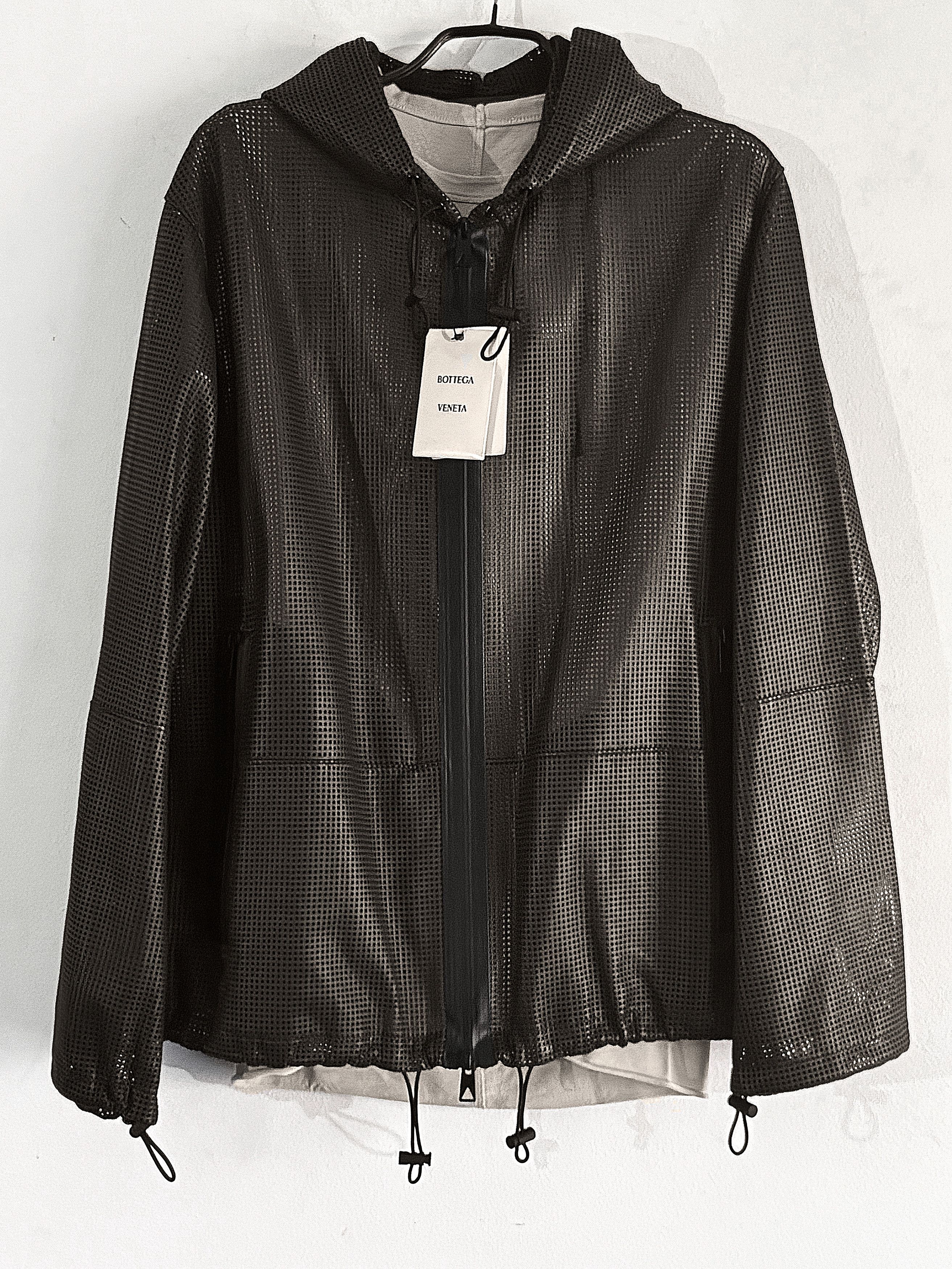 Bottega Veneta Retail $4800 Hooded Semiplonge Leather Jacket Size US M / EU 48-50 / 2 - 3 Thumbnail
