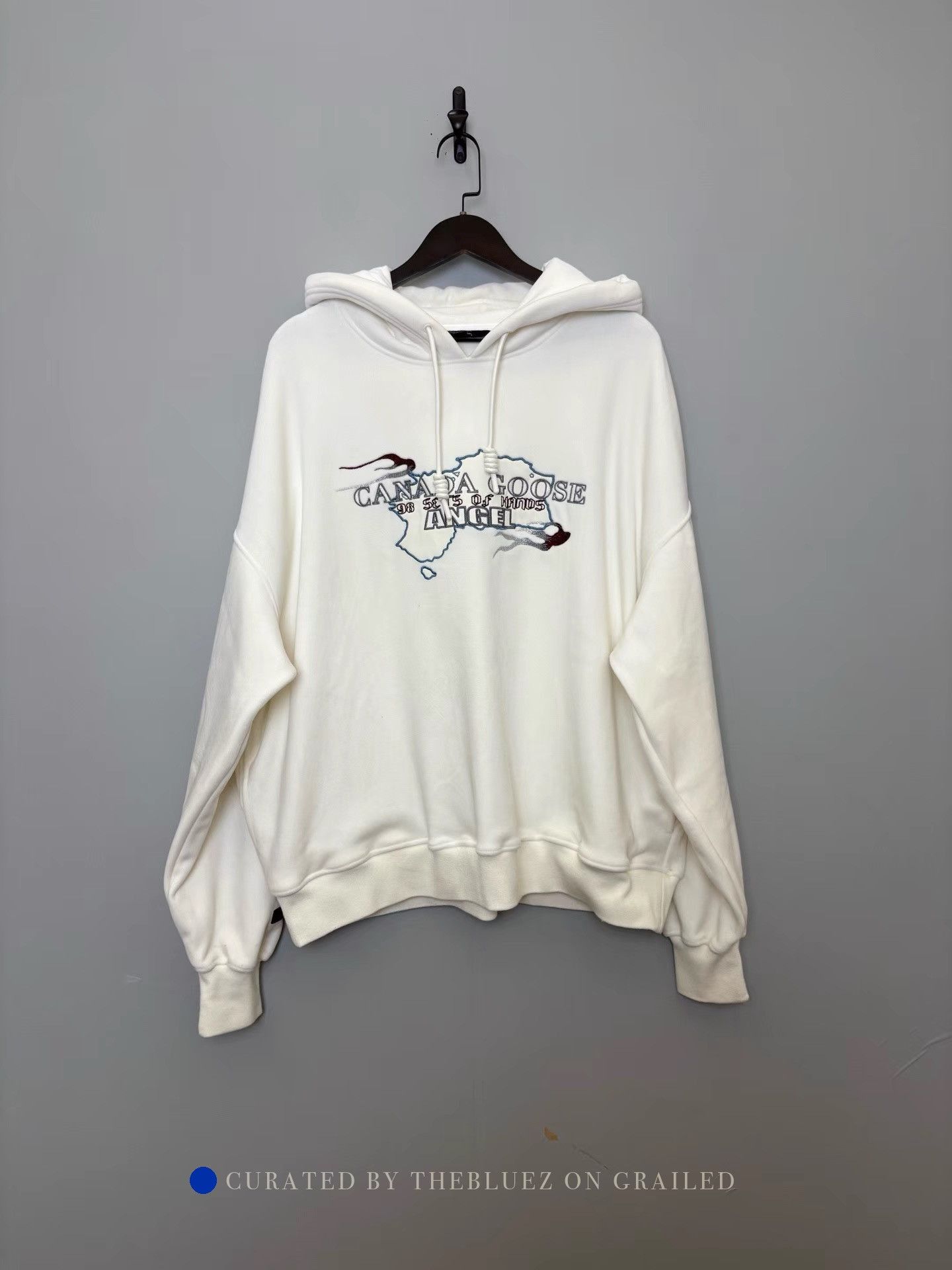 Canada Goose Embroidered White Hoodie from Niro Series Size US S / EU 44-46 / 1 - 1 Thumbnail