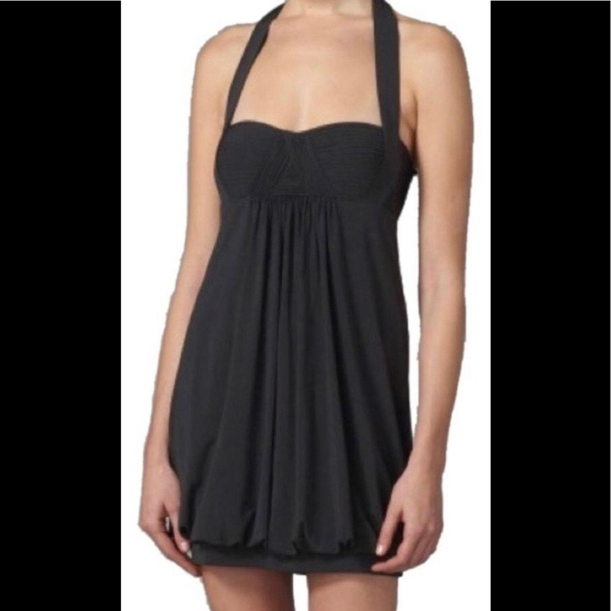 Bcbgmaxazria BCBG black pleated bust bubble style dress M Size M / US 6-8 / IT 42-44 - 1 Thumbnail