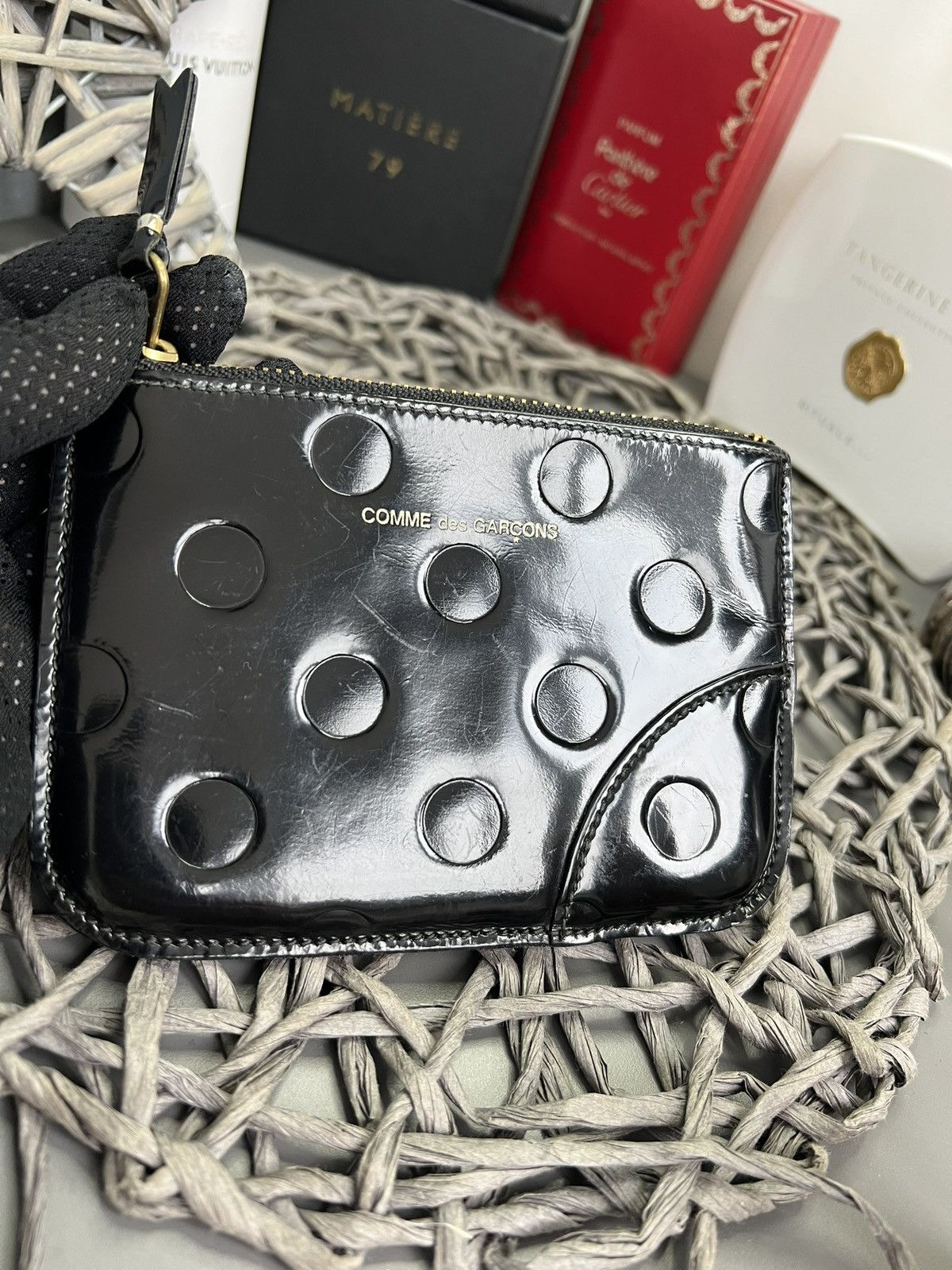 Comme des Garcons Comme Des Garcons Women's Wallet Leather Black Size ONE SIZE - 12 Thumbnail