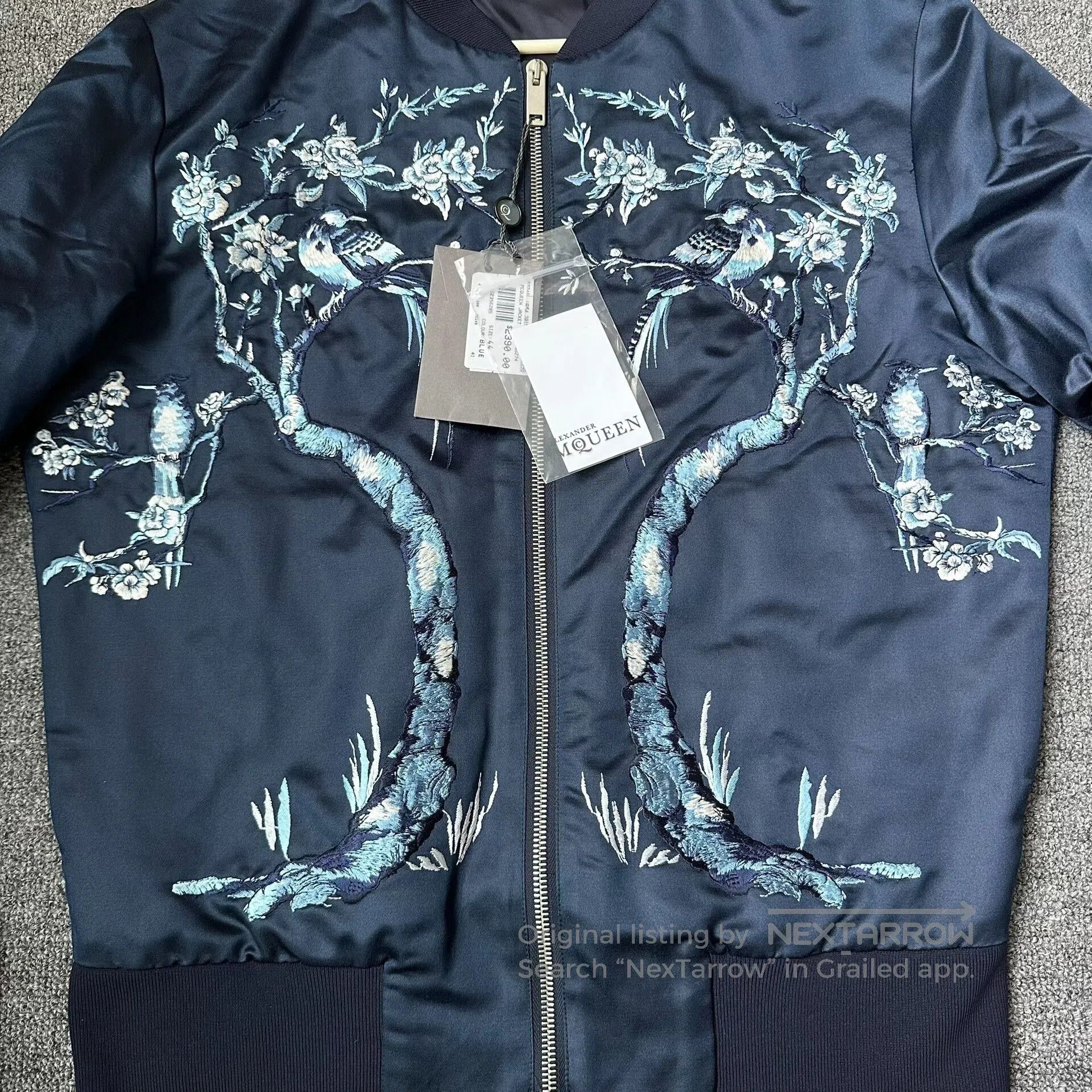 Alexander McQueen Alexander McQueen Embroidered Baseball Jacket. Size US S / EU 44-46 / 1 - 3 Thumbnail