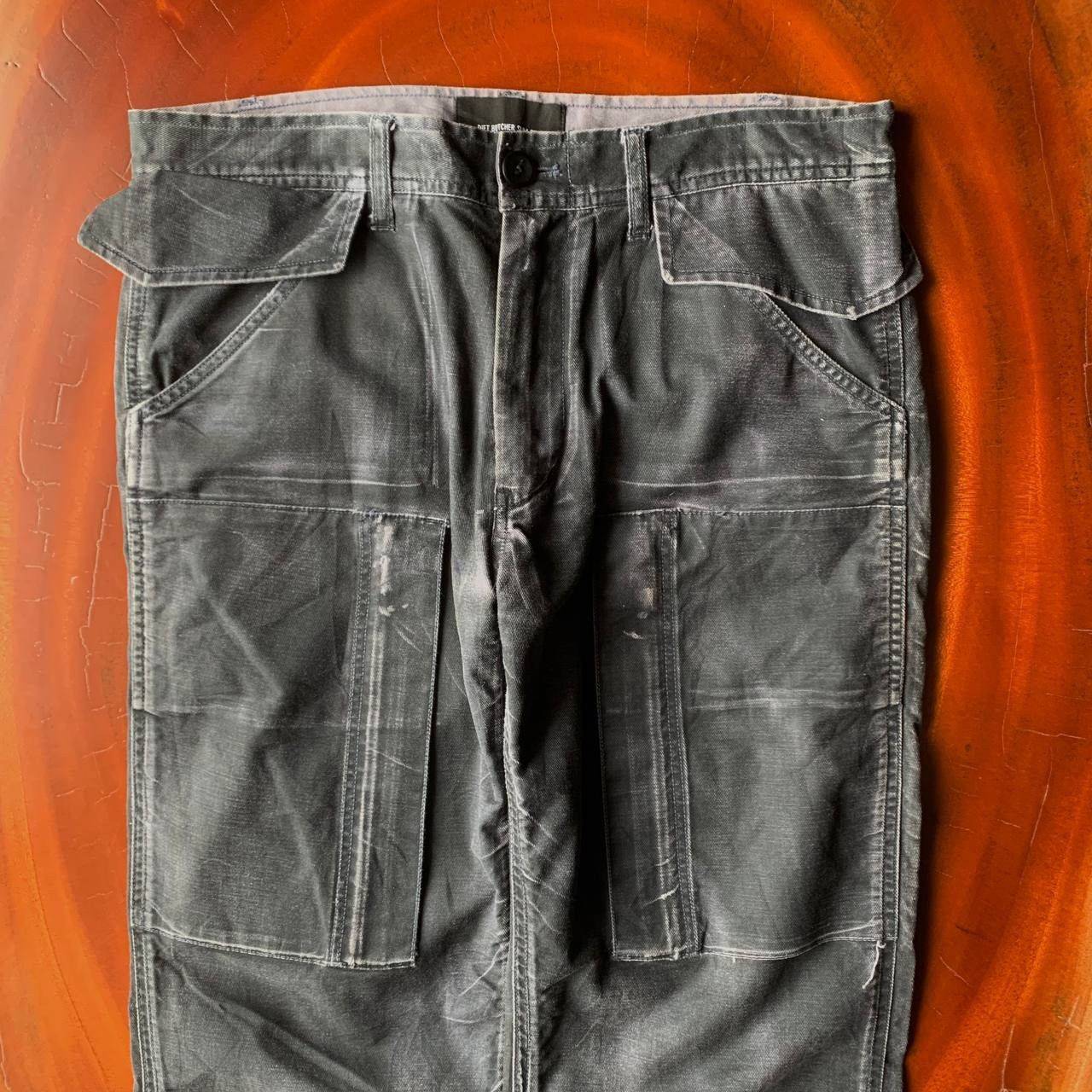 Diet Butcher Slim Skin 💥RARE💥 Diet Butcher Slim Skin Multi Pocket Black Denim Pants Size US 31 - 3 Thumbnail
