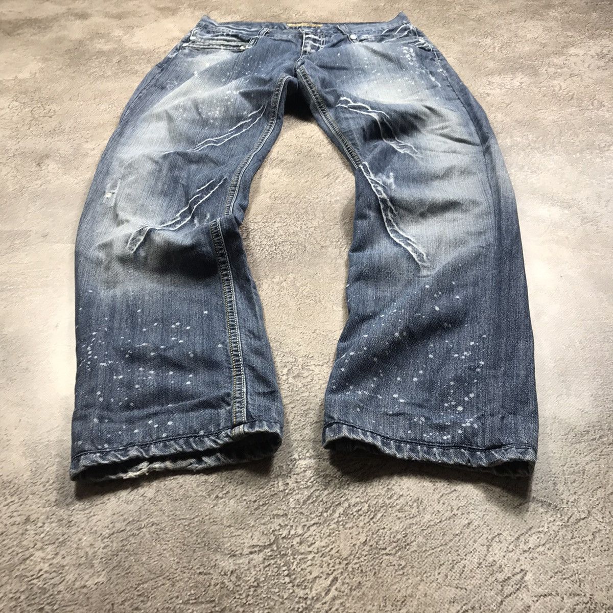 Emporio Armani × Vintage CRAZY VINTAGE 90s DISTRESSED ARMANI JEANS